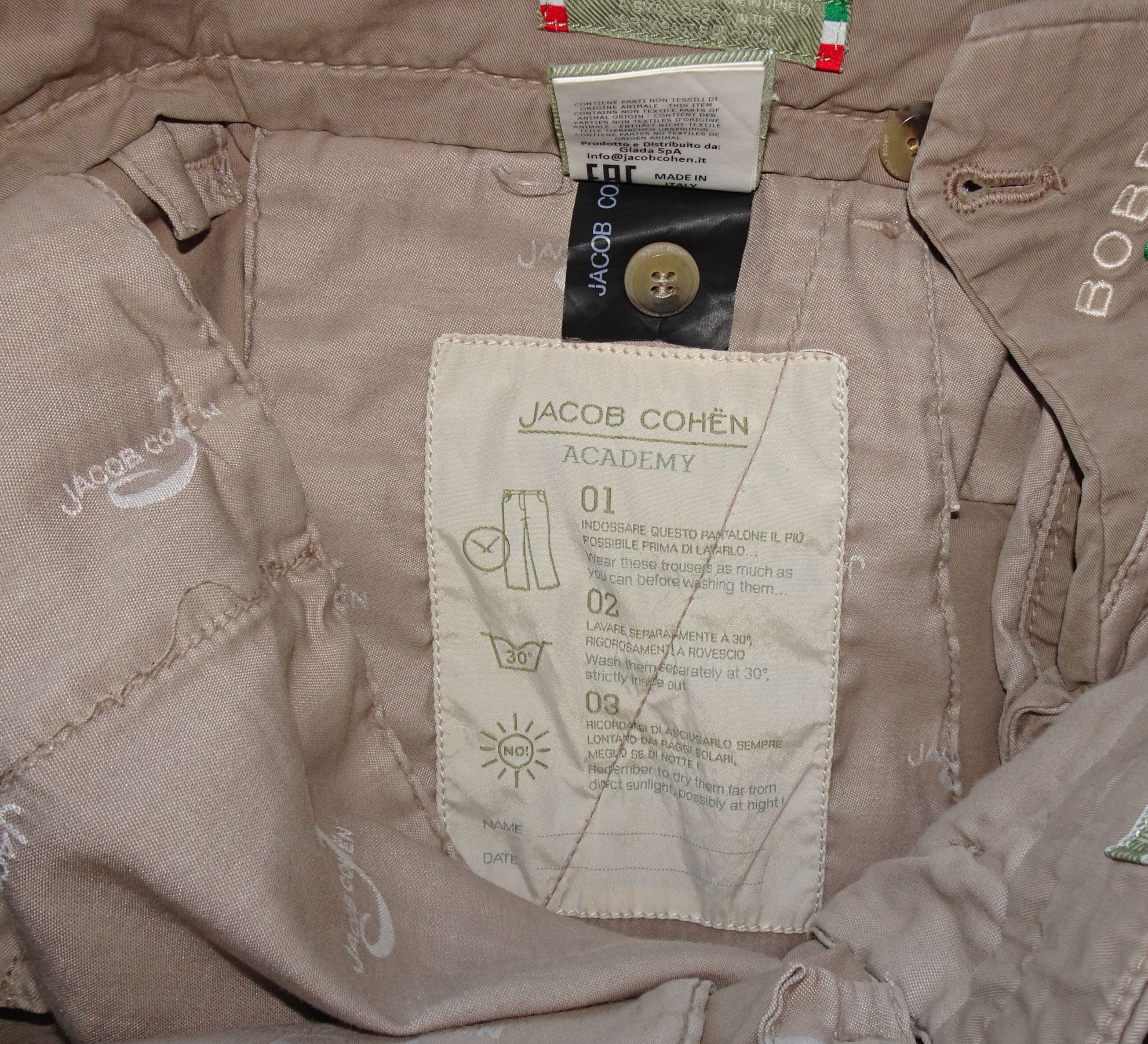 Jacob Cohen ACADEMY BOBBY PANTS Size US 31 - 4 Thumbnail