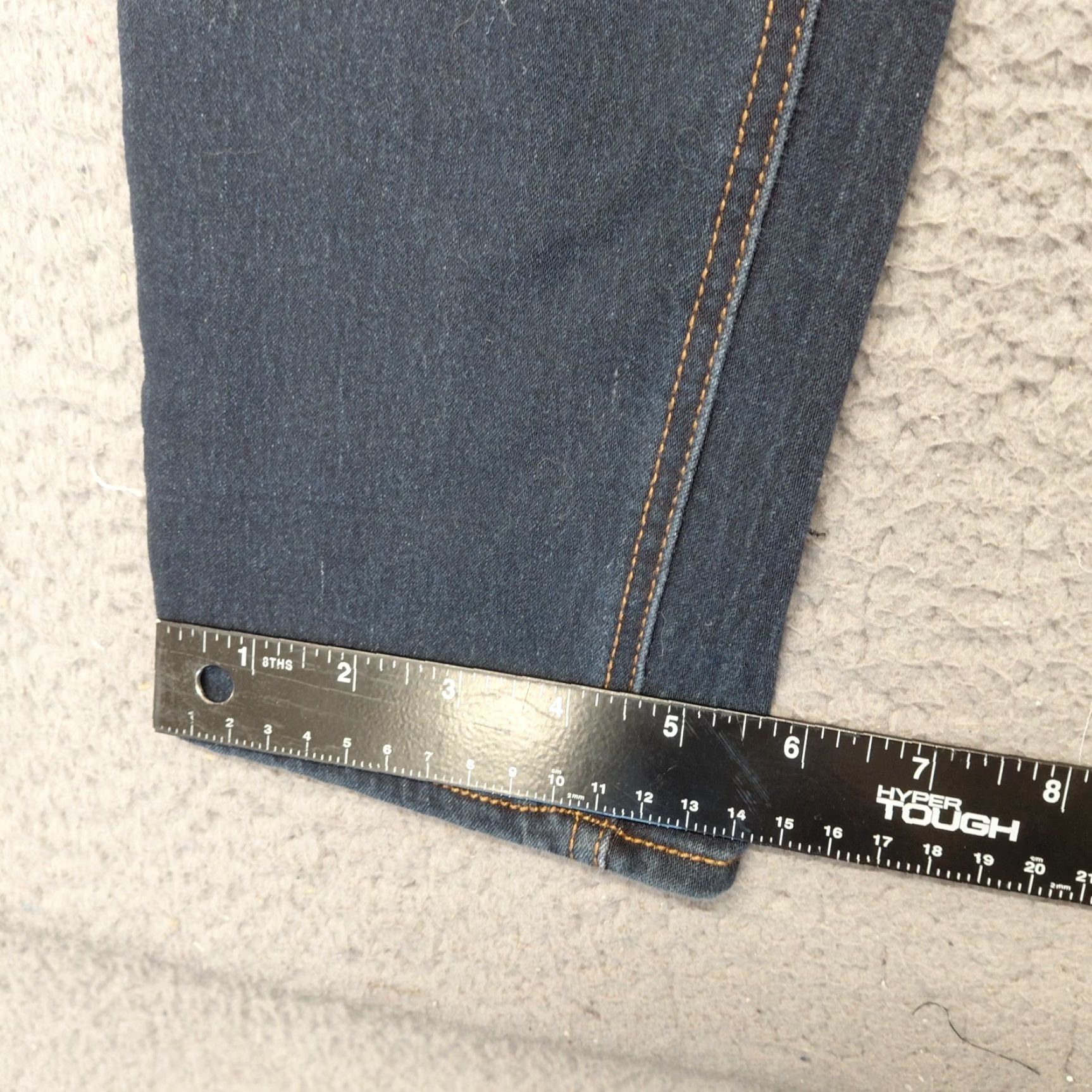 Vintage NOBO No Boundaries Jeans Women’s 17 Blue Denim Pockets Button Fly Skinny Jeans (Regular) Womens Size 38" / US 16 / IT 52 - 6 Thumbnail