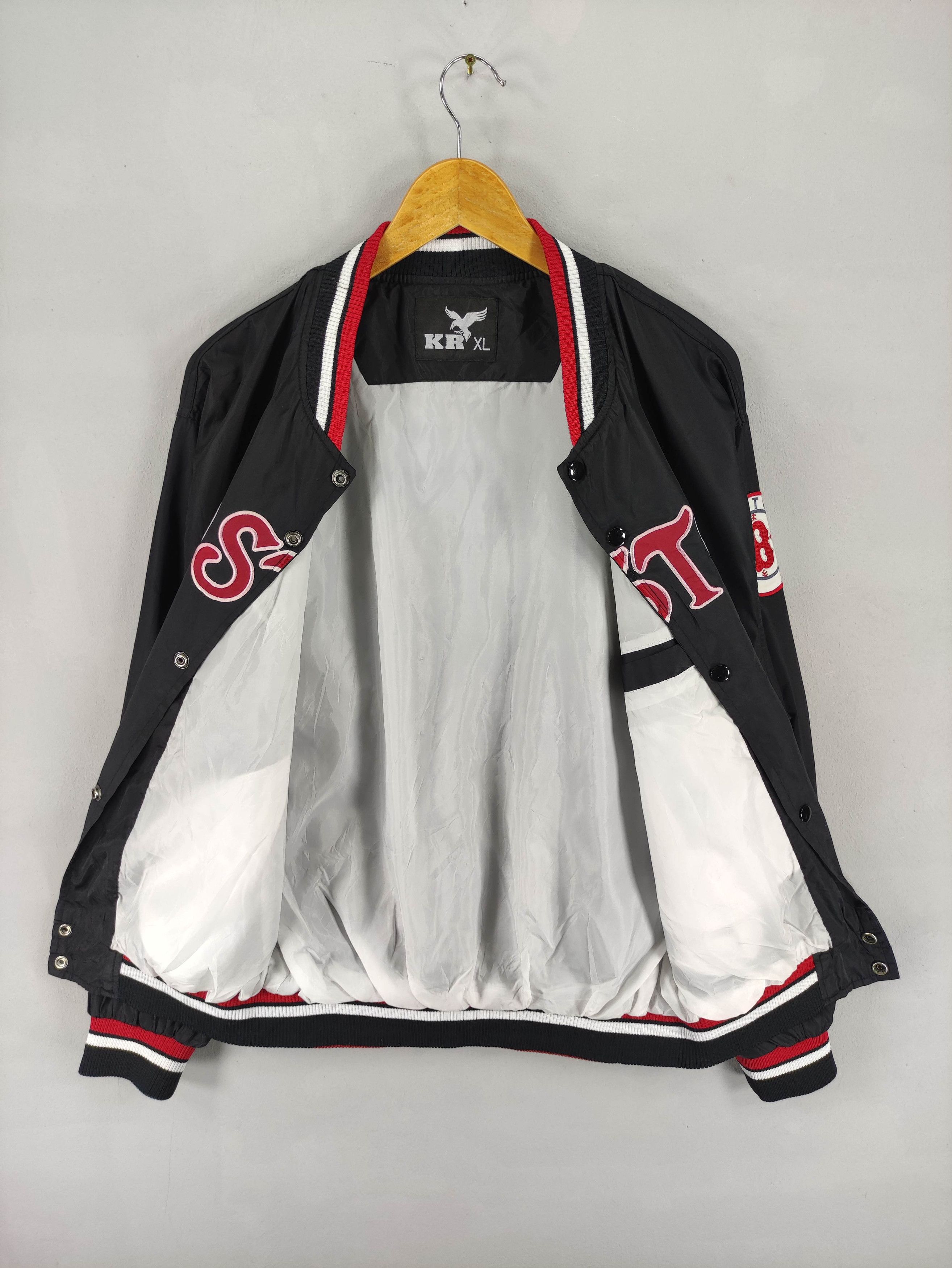 Japanese Brand Vintage Boston Bomber Jacket Snap Button By KR Size US XL / EU 56 / 4 - 5 Thumbnail