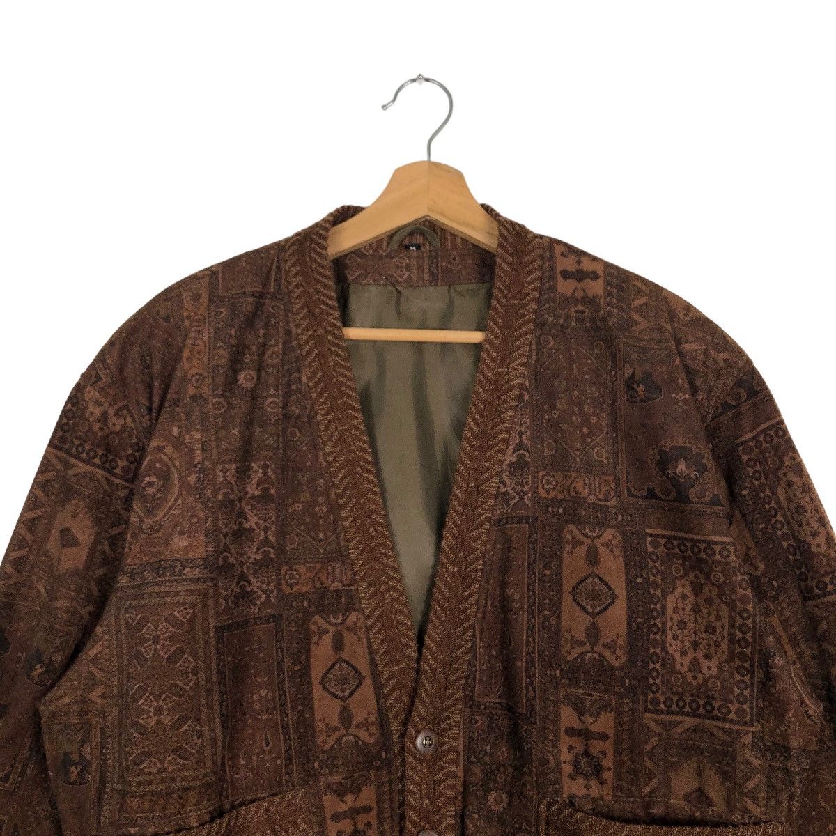 Japanese Brand 🔥90’s Vintage Cardigan Bomber Jacket Navajo Design Size US M / EU 48-50 / 2 - 3 Thumbnail