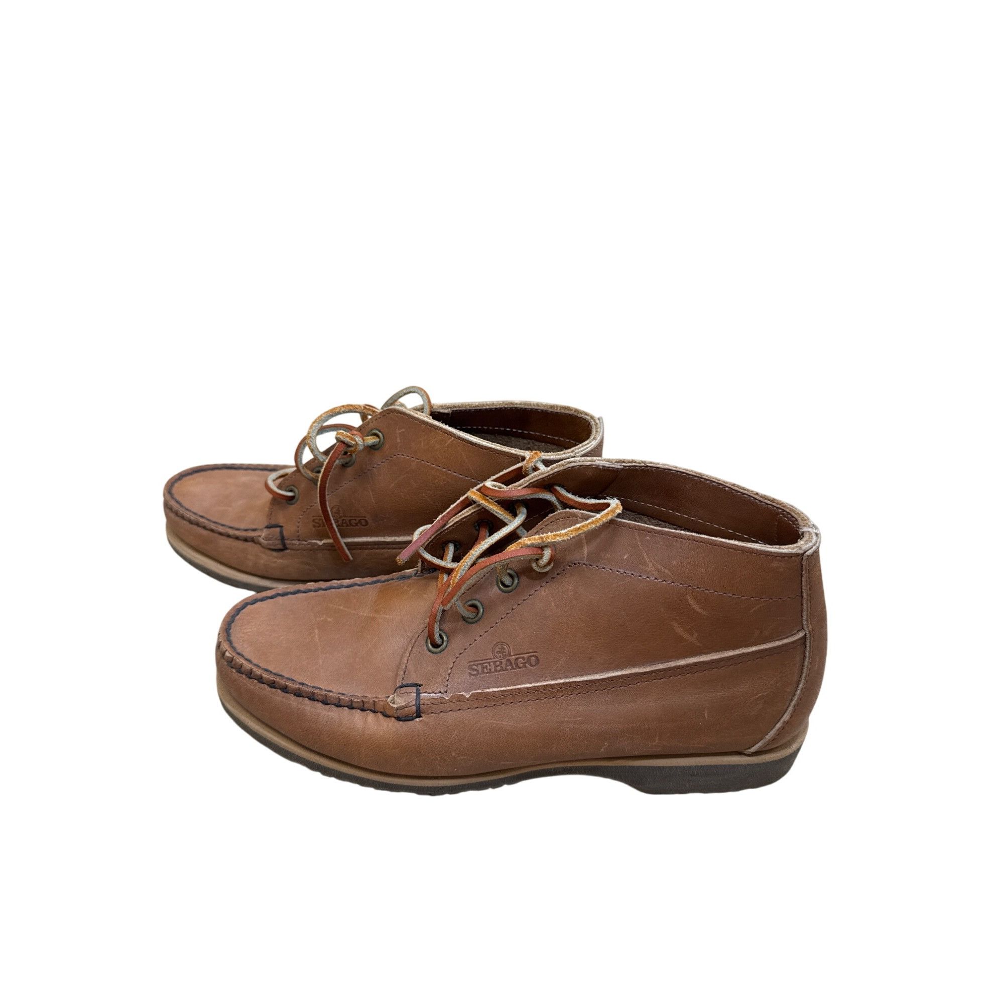 Sebago Sebago Womens Brown Leather Chukka Boots Size 6.5W SKU8134 Size US 6.5 / IT 36.5 - 3 Thumbnail