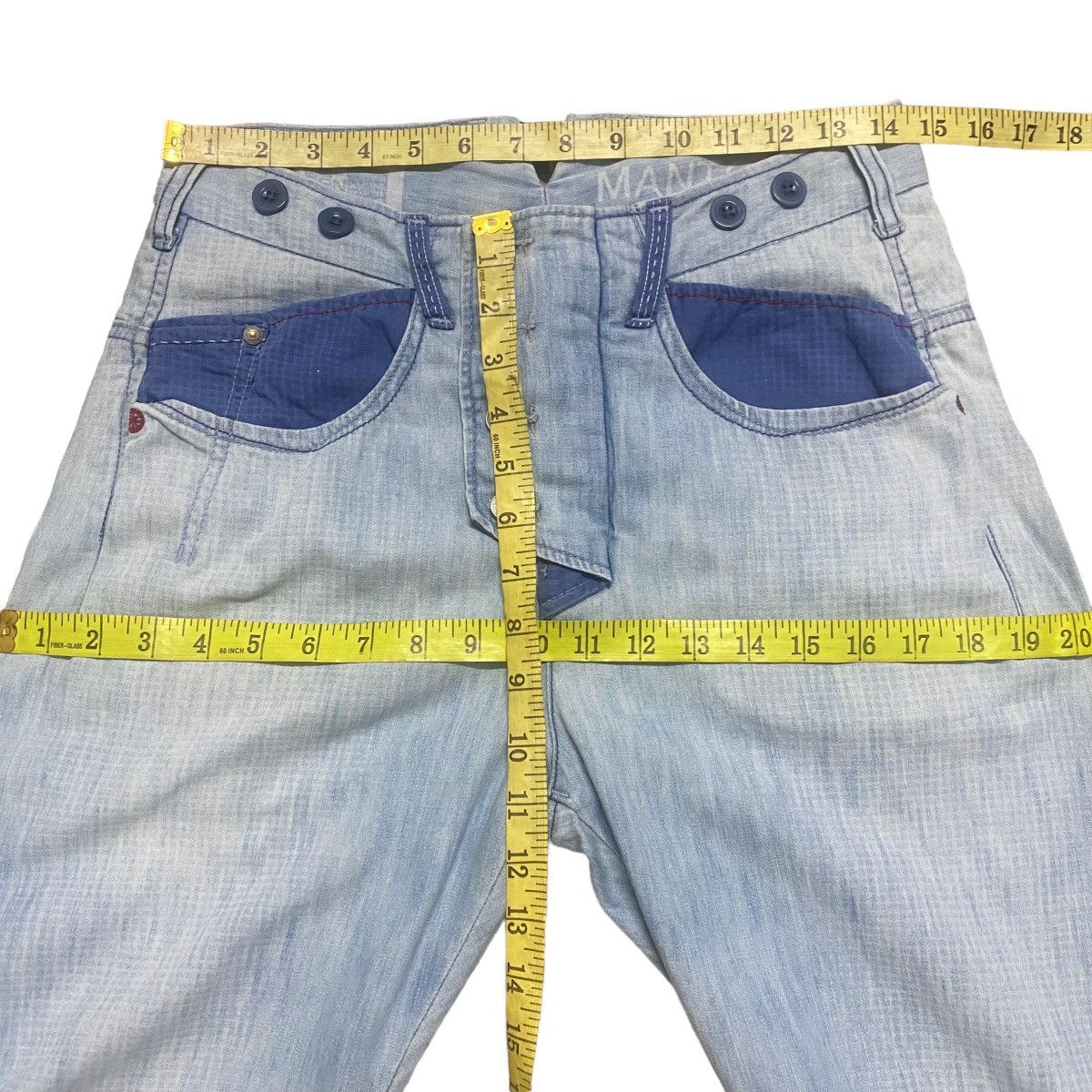 Marithe + Francois Girbaud Marithe Francois Girbaud Denim Mantourage Pants Size US 29 - 16 Thumbnail