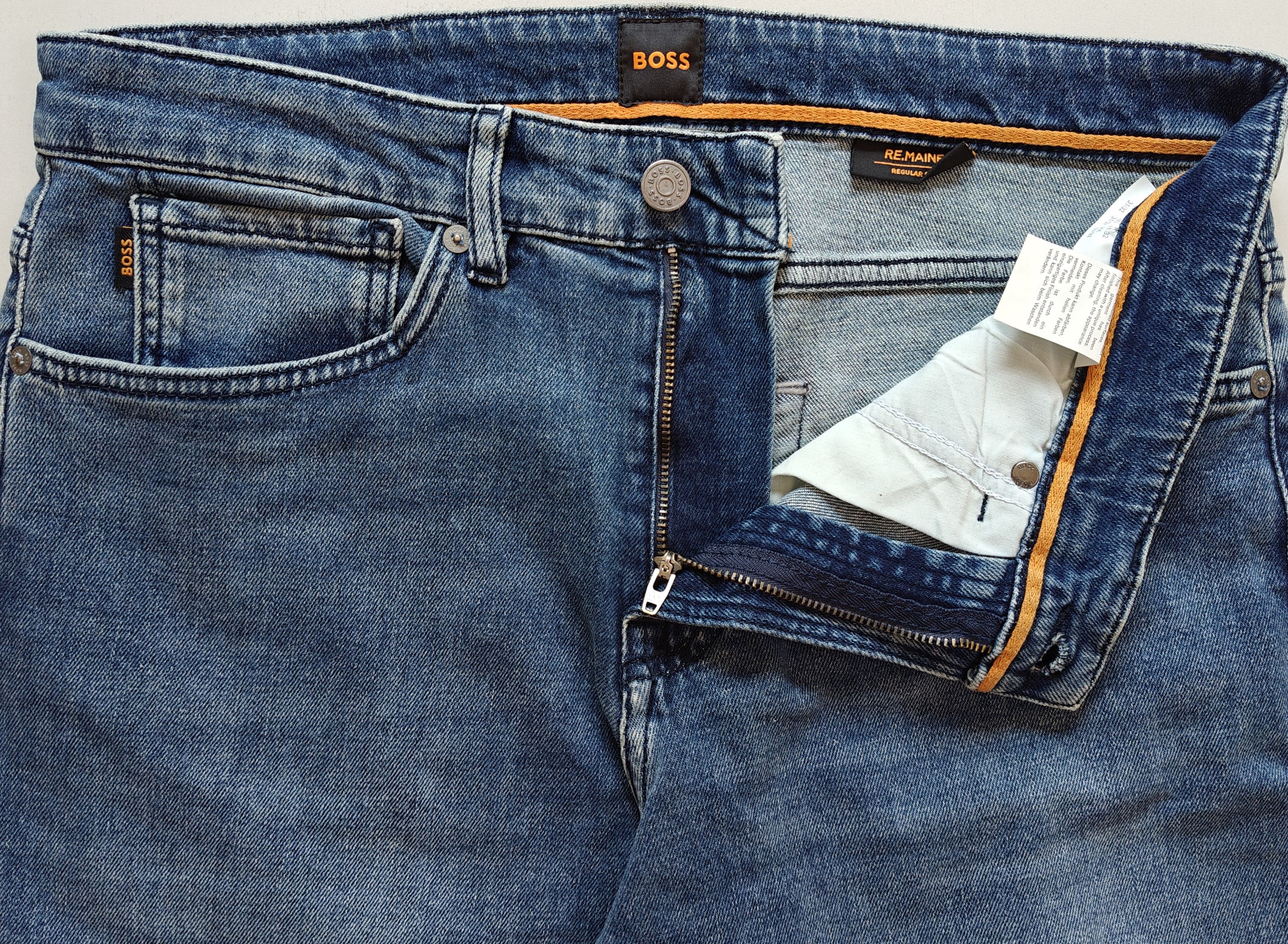 Hugo Boss BOSS RE.MAINE Regular fit men's Jeans Free Shipping T/6086 Size US 31 - 5 Thumbnail