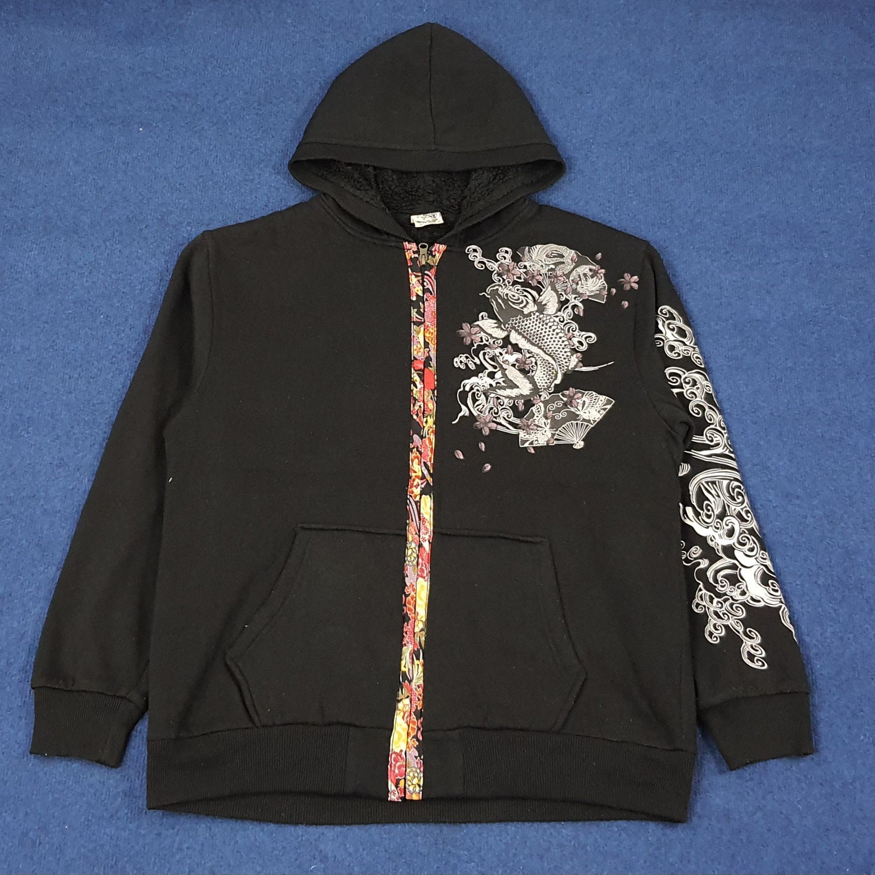 Vintage Vintage Cure All Japan Art Streetwear Zipper Hoodie C237N8 Size US L / EU 52-54 / 3 - 3 Thumbnail