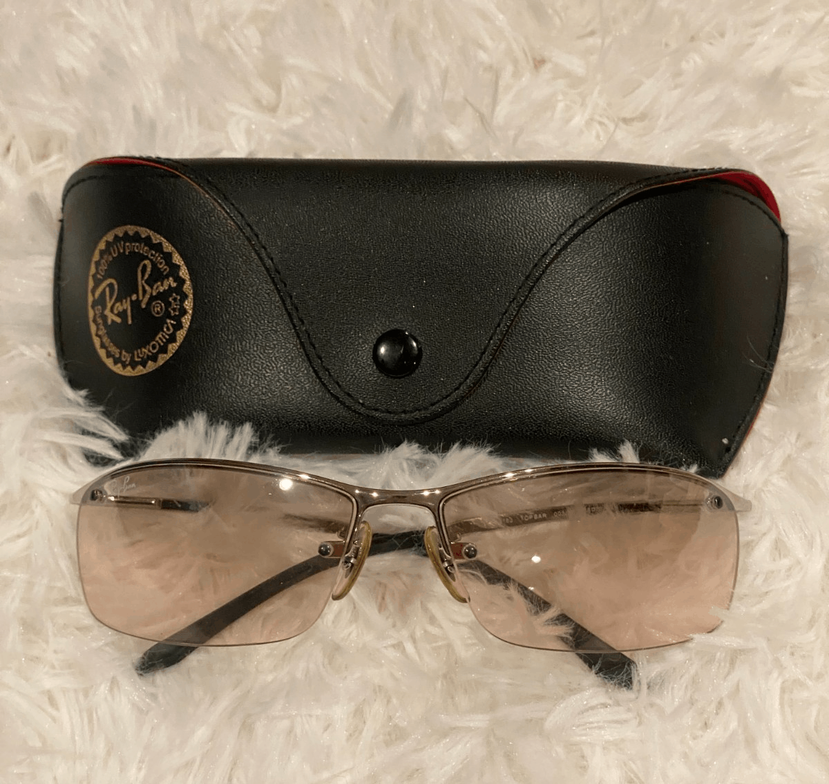 RayBan Ray-Ban RB3183 003/8Z Sunglasses Silver frame Beige Silver Size ONE SIZE - 1 Thumbnail