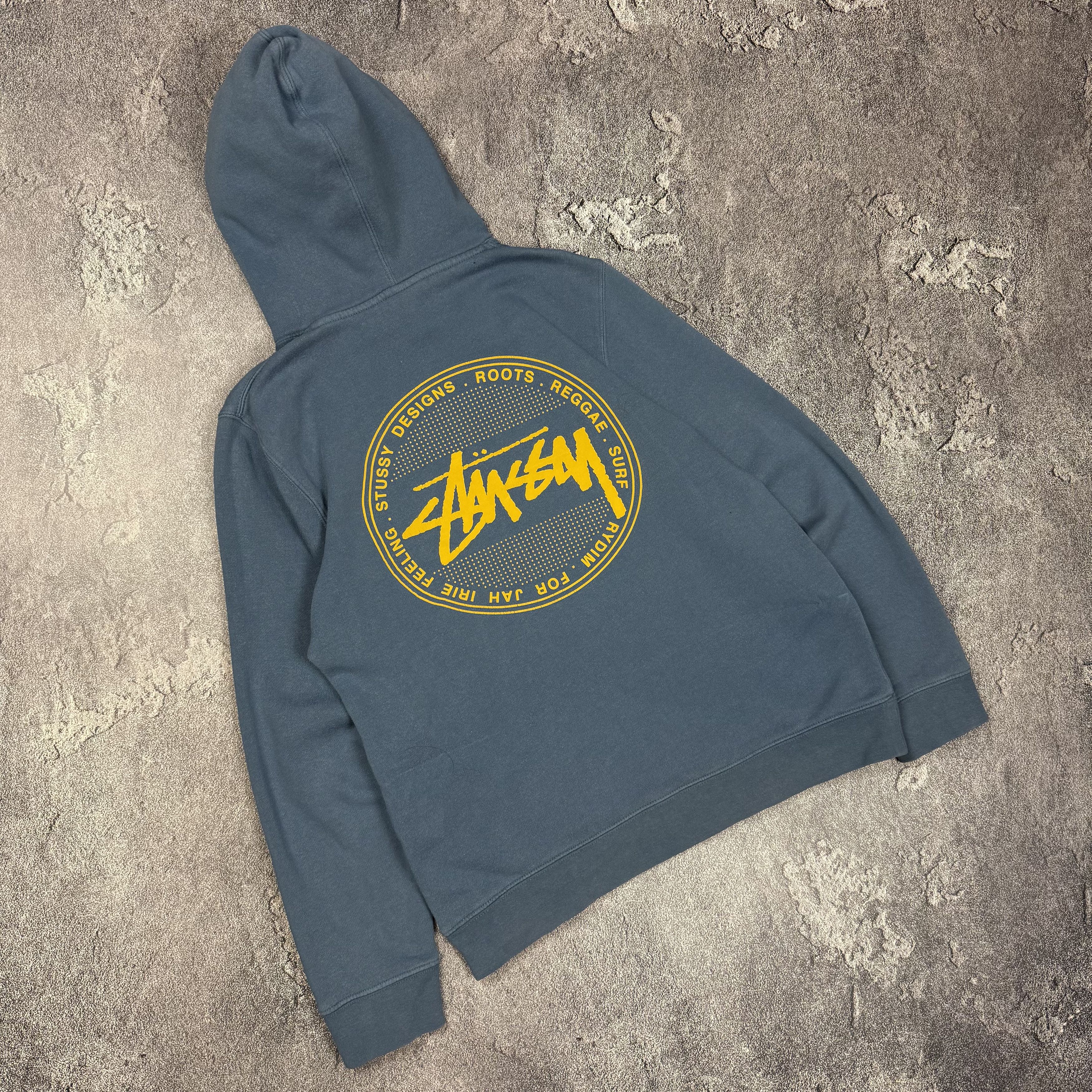 Stussy Vintage Stussy Hoodie Birch Blue Big Logo Retro Vibe Size S Size US S / EU 44-46 / 1 - 1 Thumbnail