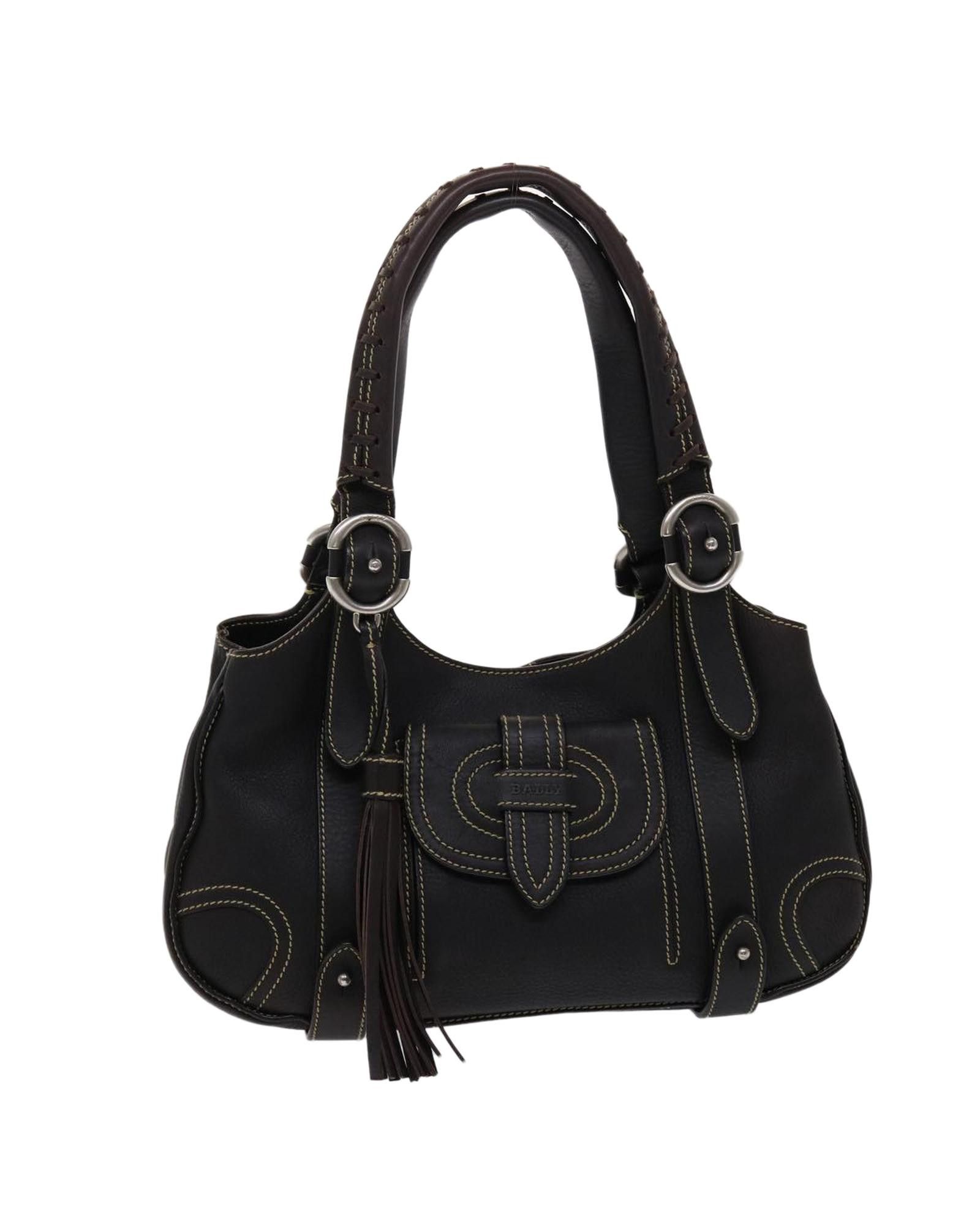image of Bally Brown Leather Hand Bag, Women's
