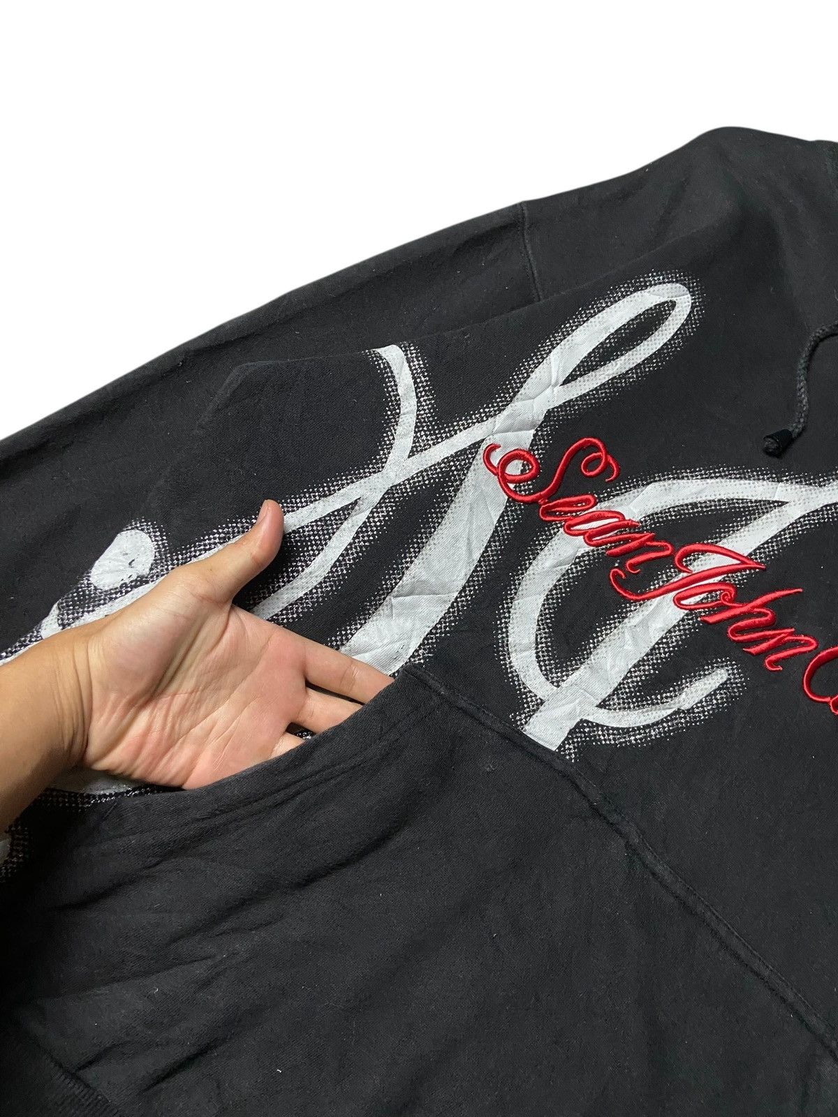 Sean John Sean John Embroidered Oversized Pullover Hoodies (170) Size US L / EU 52-54 / 3 - 2 Thumbnail