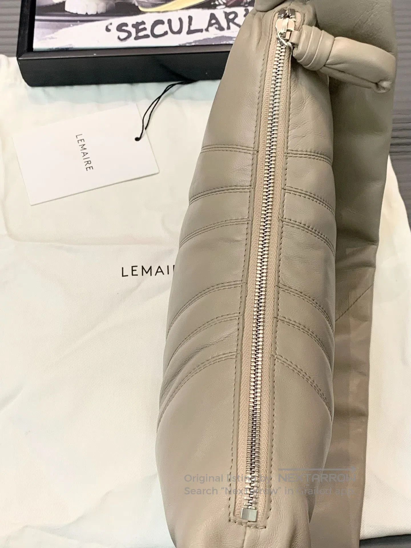 Lemaire Lemaire Small Sheepskin Croissant Bag. Size ONE SIZE - 6 Thumbnail