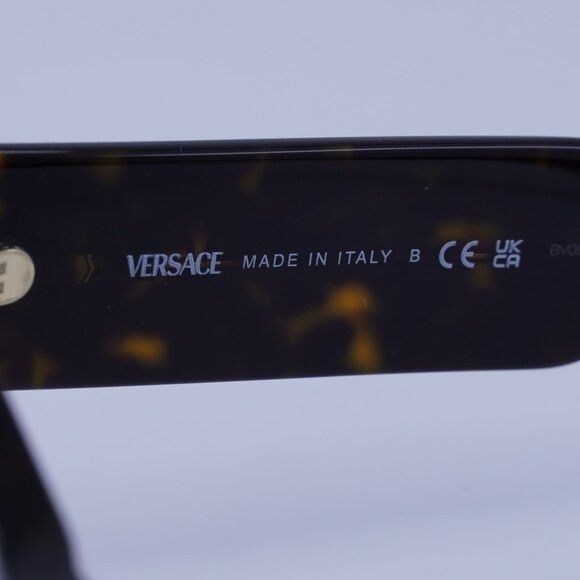 Versace Versace VE4492U 108/87 Sunglasses Dark Havana Square Frame Size ONE SIZE - 6 Thumbnail