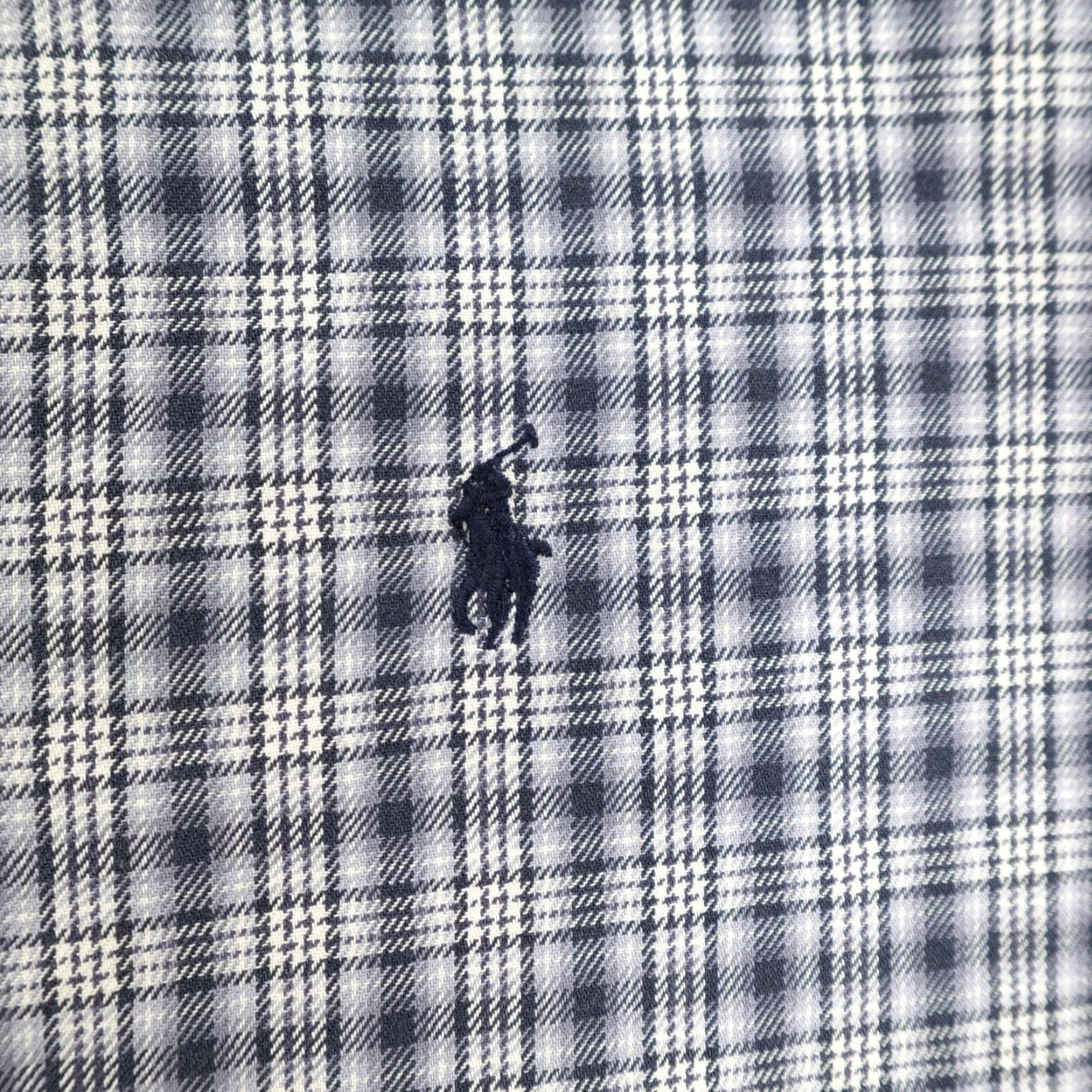Ralph Lauren VINTAGE Ralph Lauren Flannel Shirt Mens XL Black Plaid Button-Up Classic Fit Size US XL / EU 56 / 4 - 3 Thumbnail