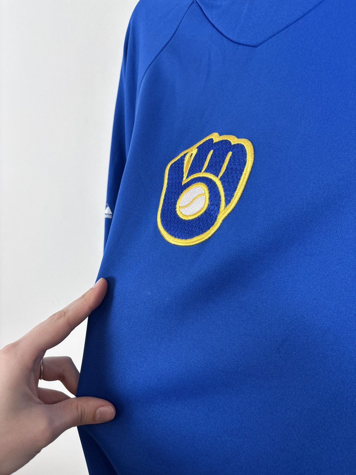 Majestic Majestic Milwaukee Brewers MLB Sweatshirt Pullover Jacket Size US M / EU 48-50 / 2 - 9 Thumbnail