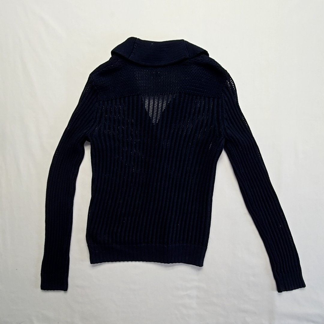 Lauren Ralph Lauren Lauren Ralph Lauren Navy Blue Knit Cardigan Sweater Small Size S / US 4 / IT 40 - 8 Thumbnail
