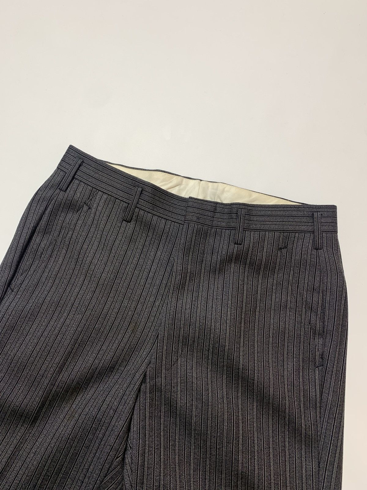 Other Vintage Slacks 1980s Japanese pinstripe trouser Size US 30 / EU 46 - 4 Thumbnail