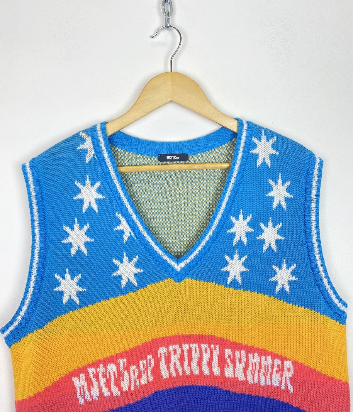 Msftsrep MSFTSrep Jaden Smith Trippy Summer Knit Tank Top Gilet Vest Size US XL / EU 56 / 4 - 5 Thumbnail