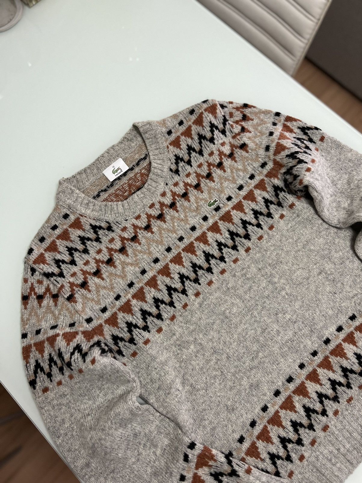 Lacoste Vintage Lacoste Knit Sweater Size S / US 4 / IT 40 - 8 Thumbnail