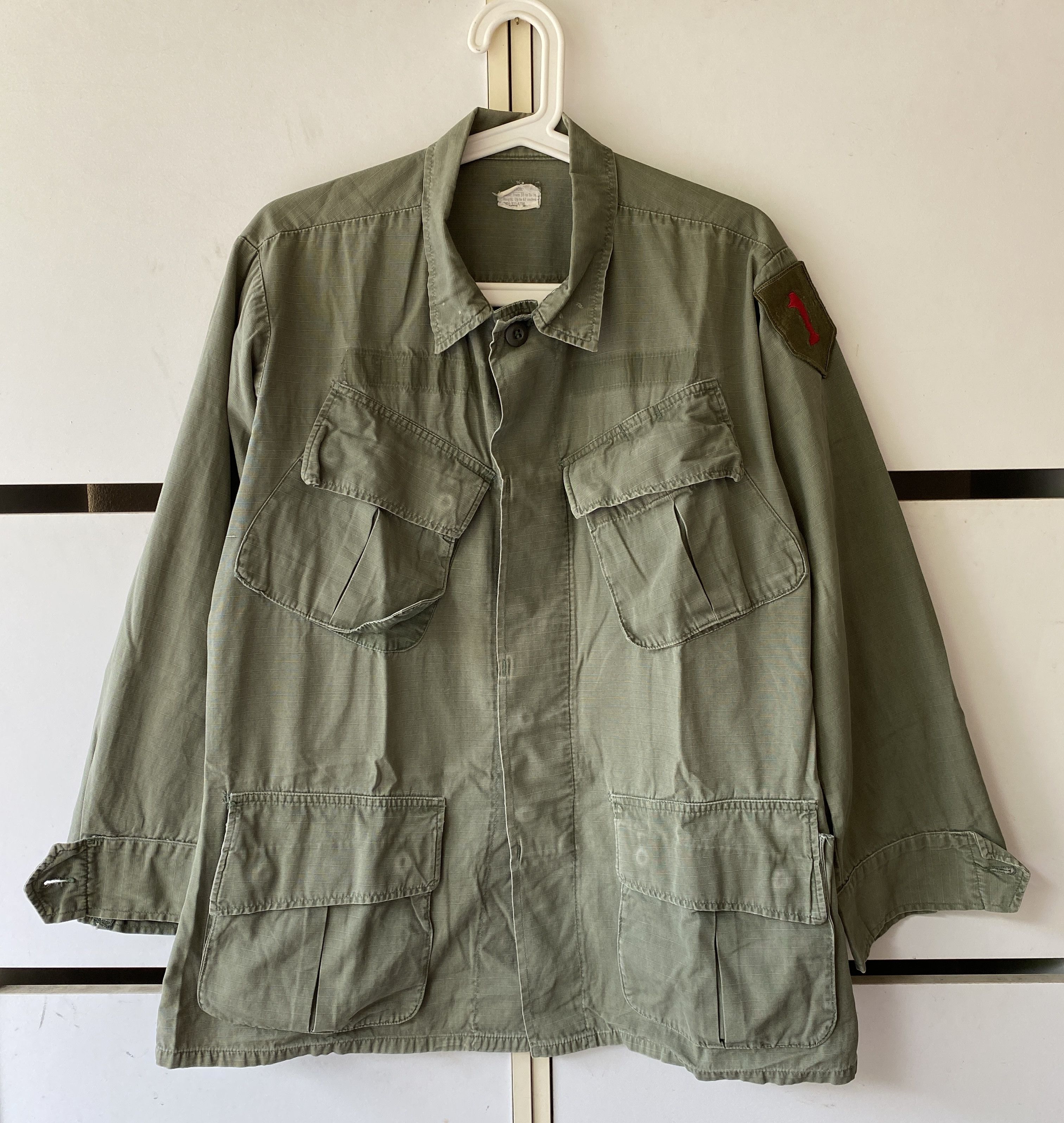 Vintage VINTAGE 80' VIETNAM WAR ERA USA ARMY SHIRT Size US S / EU 44-46 / 1 - 1 Thumbnail