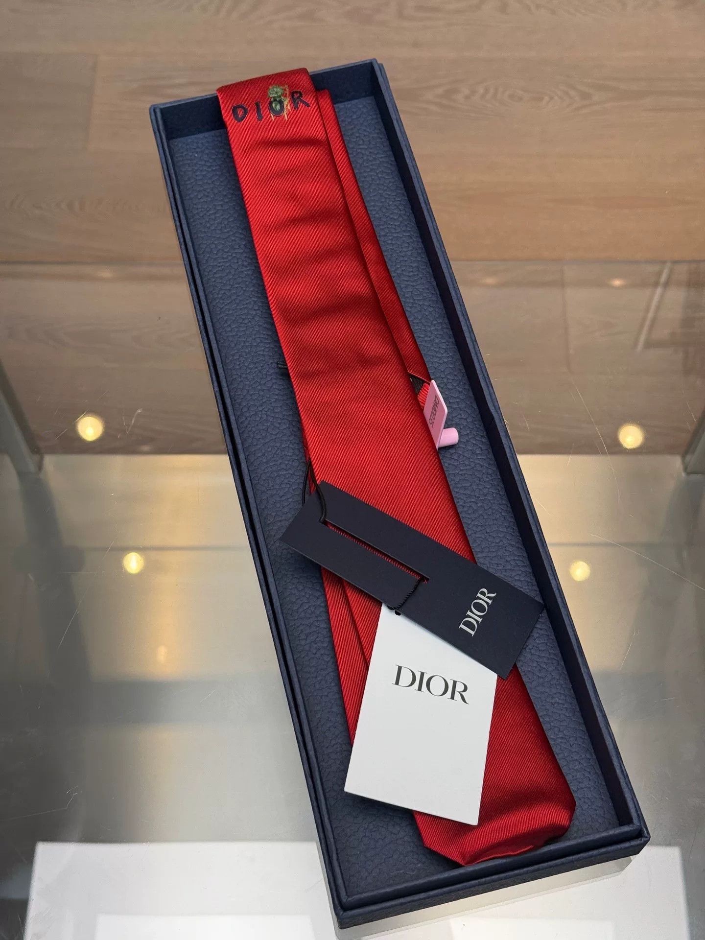 Dior Dior Logo Letter Pattern Tie Size ONE SIZE - 1 Thumbnail