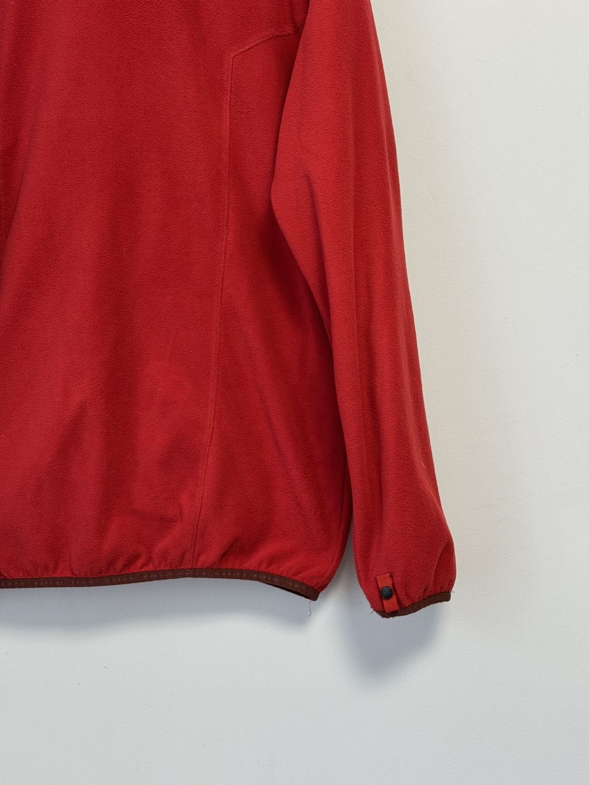The North Face The North Face Full Zip Fleece Jacket Red Embroidered Logo Size US L / EU 52-54 / 3 - 15 Thumbnail