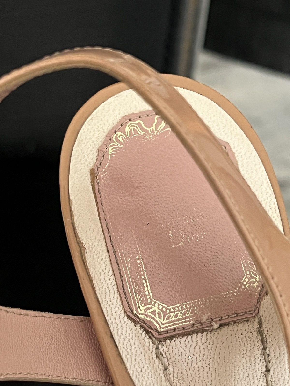 Dior Dior Nude Patent Leather Platform Heels Size US 8.5 / IT 38.5 - 9 Thumbnail