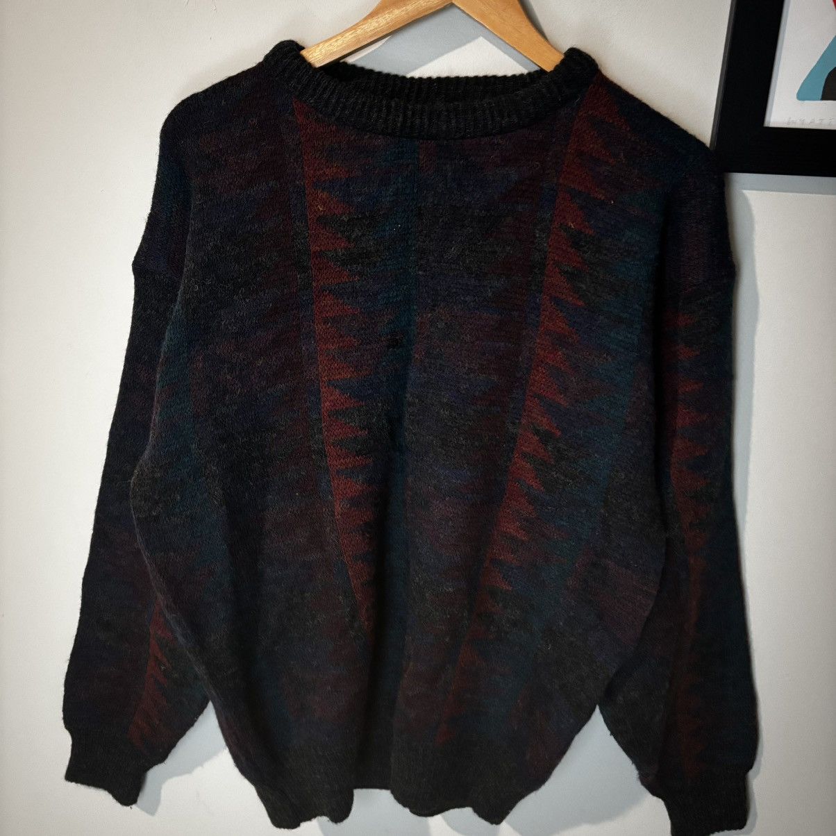 Vintage Vintage Knights Bridge Made In England Wool Sweater Size US L / EU 52-54 / 3 - 1 Thumbnail