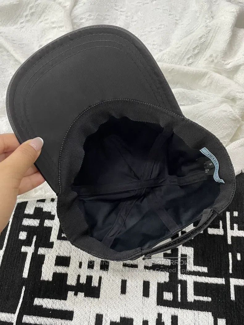 Prada Prada SizeS Black big logo baseball cap Size ONE SIZE - 5 Thumbnail