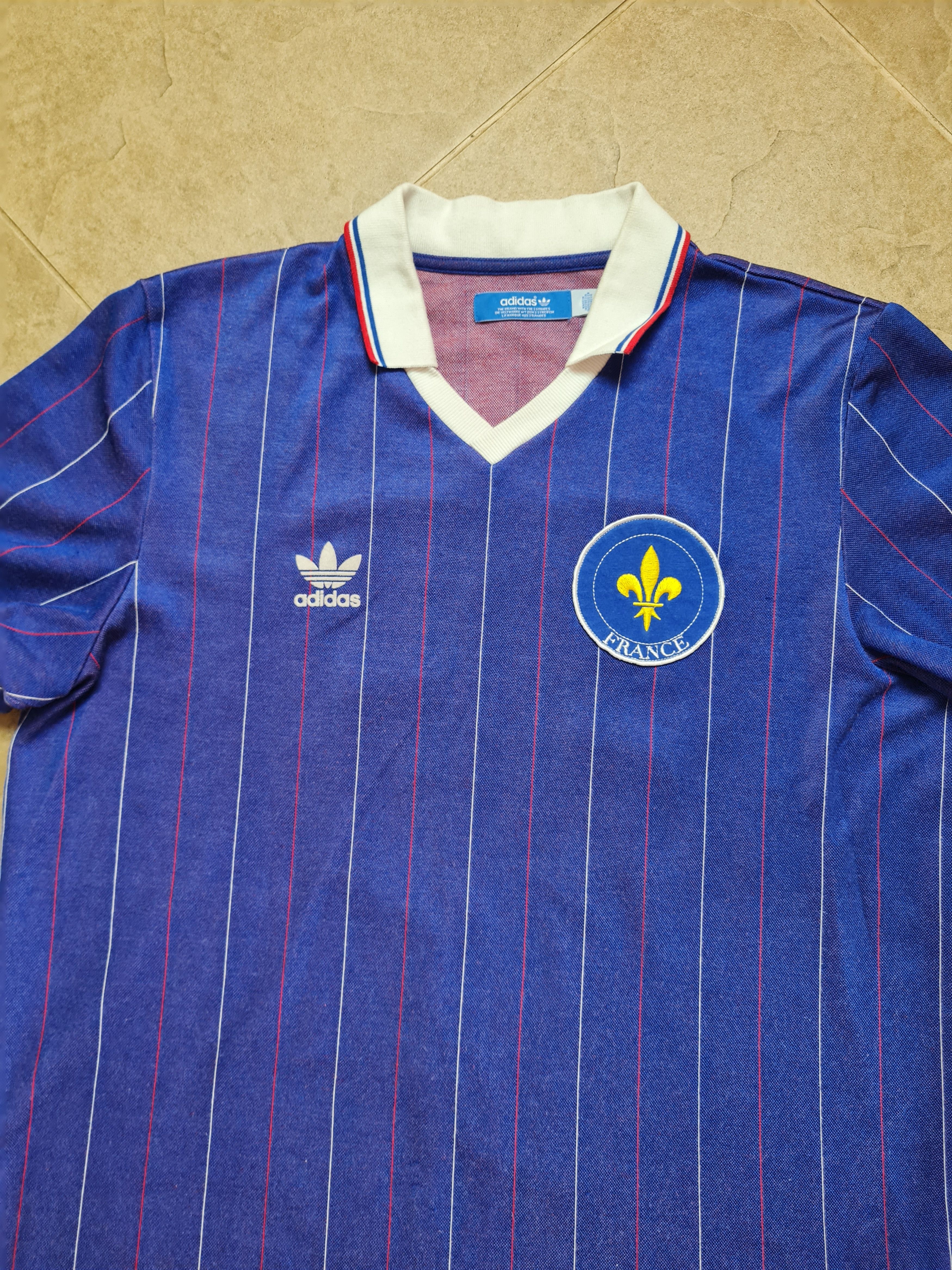 Adidas Vintage Retro Soccer Jersey France Football Shirt Adidas #10 Size US L / EU 52-54 / 3 - 15 Thumbnail