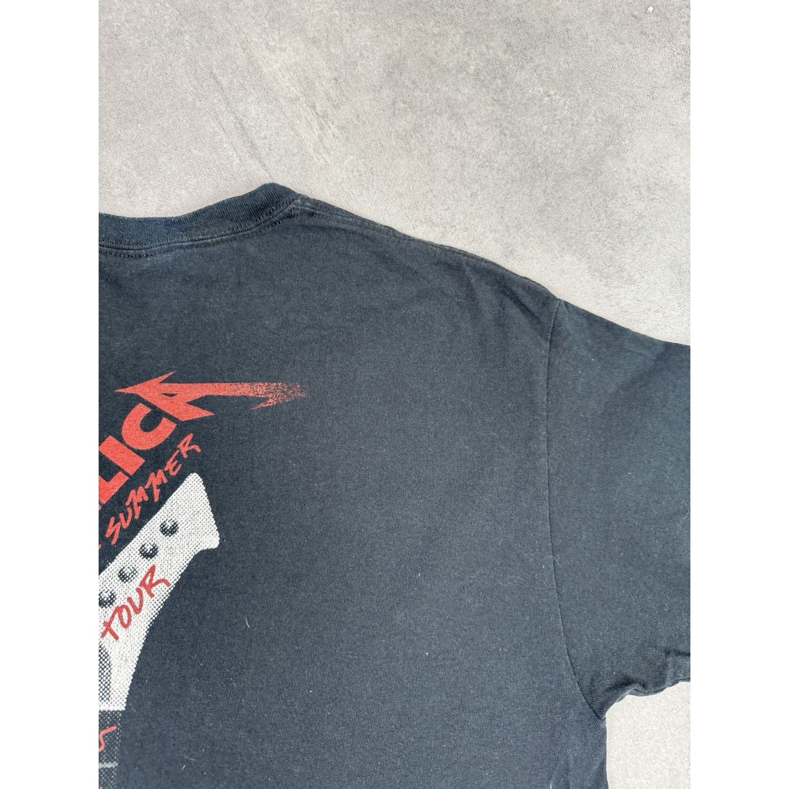 Metallica Metallica Lords Of Summer Tour T Shirt Band Tee Black Faded Size US L / EU 52-54 / 3 - 15 Thumbnail