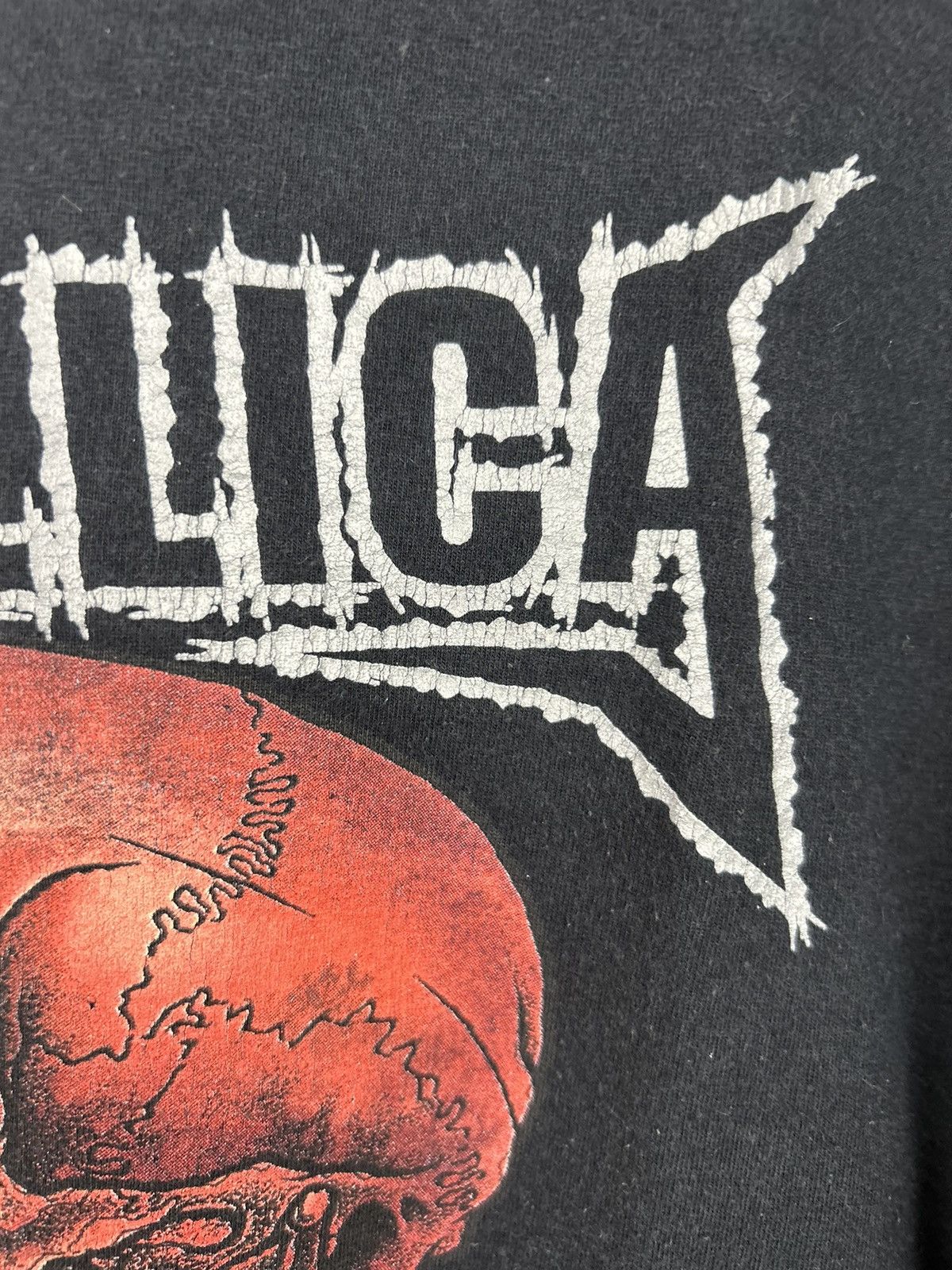 Band Tees Vtg 2004 Metallica Madly In Anger Concert Tour Black T-Shirt Size US M / EU 48-50 / 2 - 9 Thumbnail