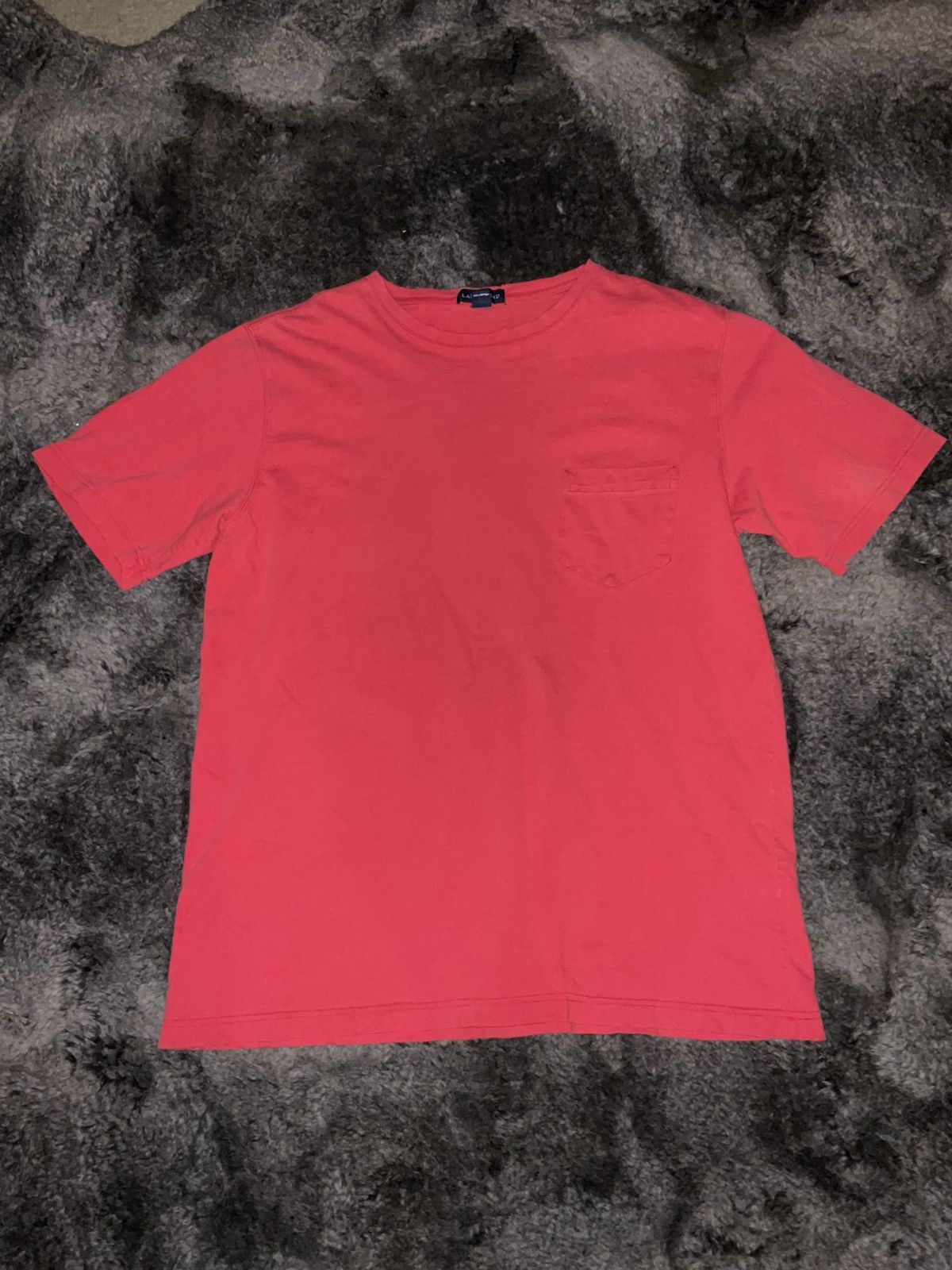 Lands' End Vintage Red Lands end pocket tee Size US L / EU 52-54 / 3 - 1 Thumbnail