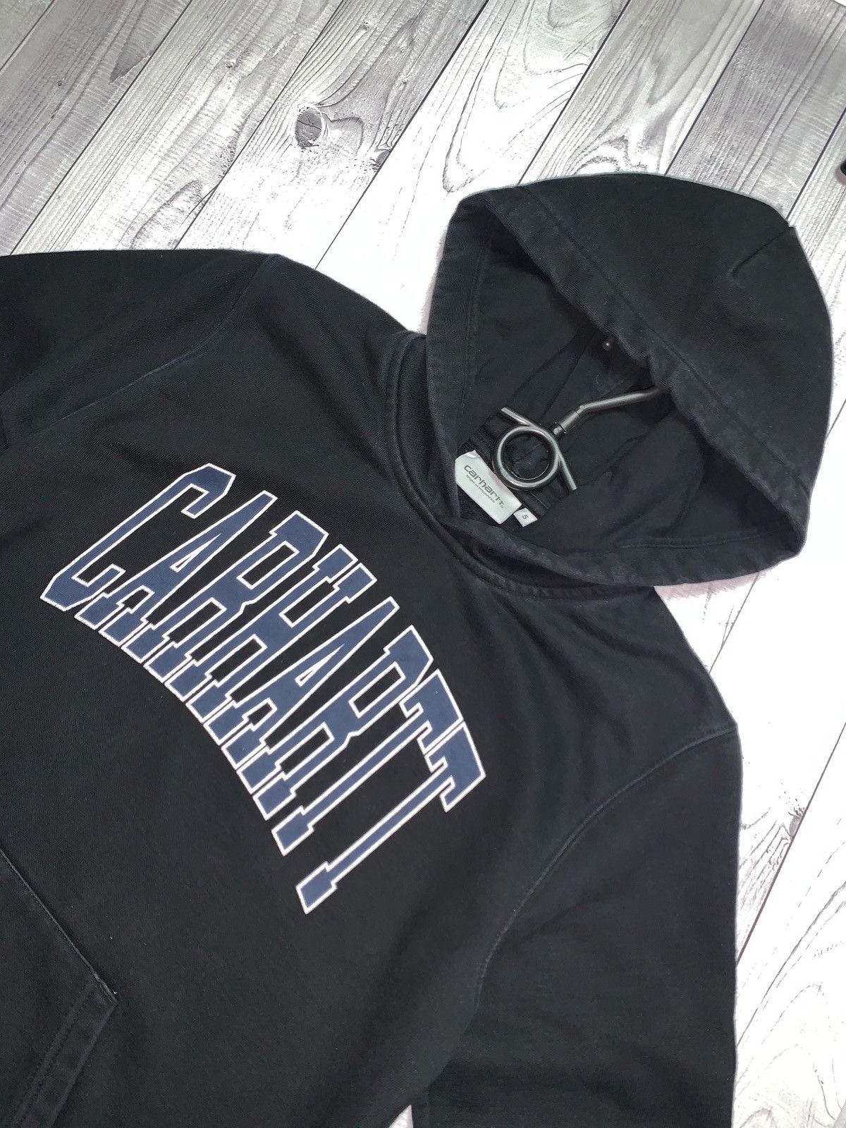 Carhartt × Vintage Carhartt vintage big logo hoodie Size S Size US S / EU 44-46 / 1 - 2 Thumbnail