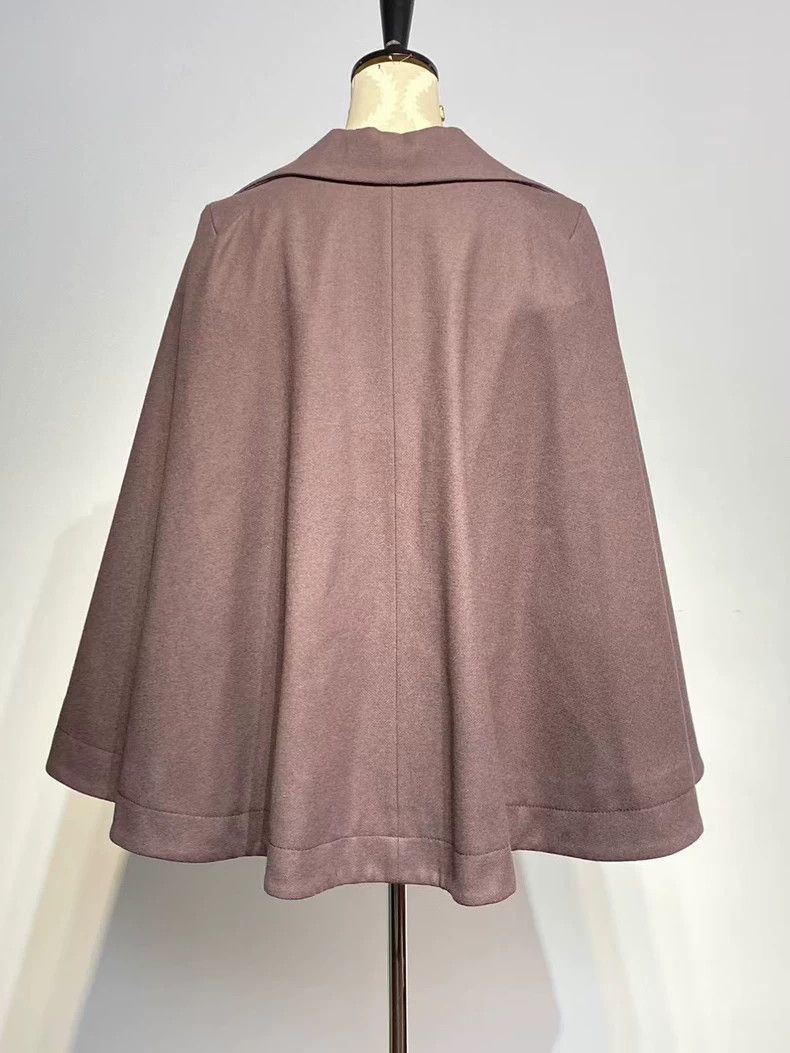 Vivienne Westwood Vivienne Westwood Grayish-purple cloak-style wool coat Size M / US 6-8 / IT 42-44 - 8 Thumbnail