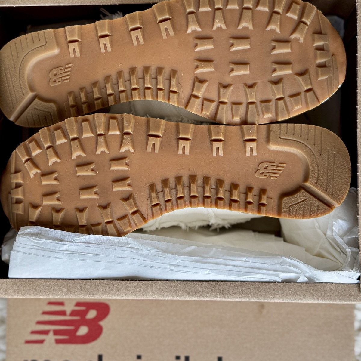 Miu Miu New Balance 574 x Miu Miu denim sneakers Size US 8 / EU 41 - 14 Thumbnail