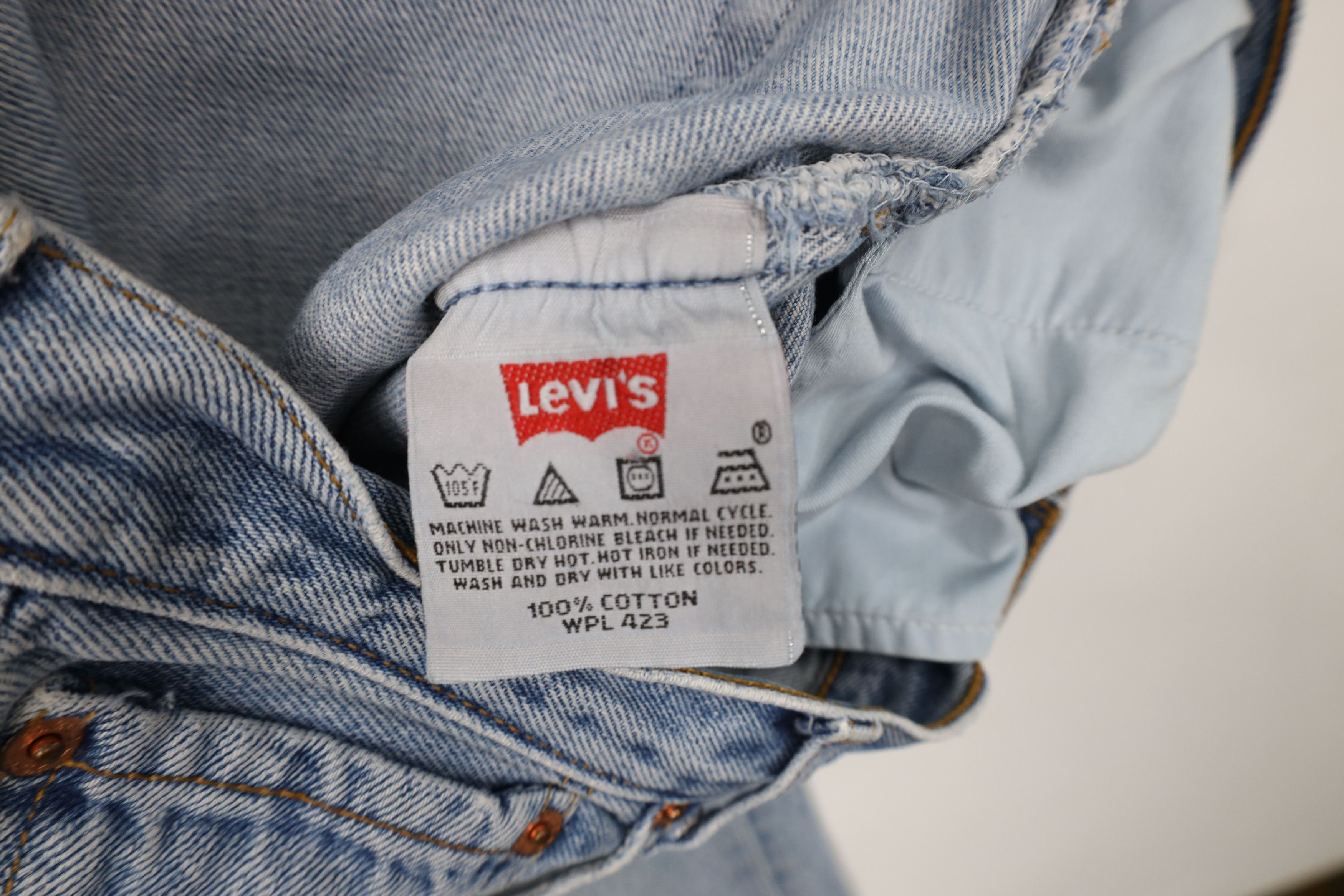 Levi's Vintage Y2K 2000 Levis 501xx Button Fly Original Fit Jeans Size US 33 - 13 Thumbnail