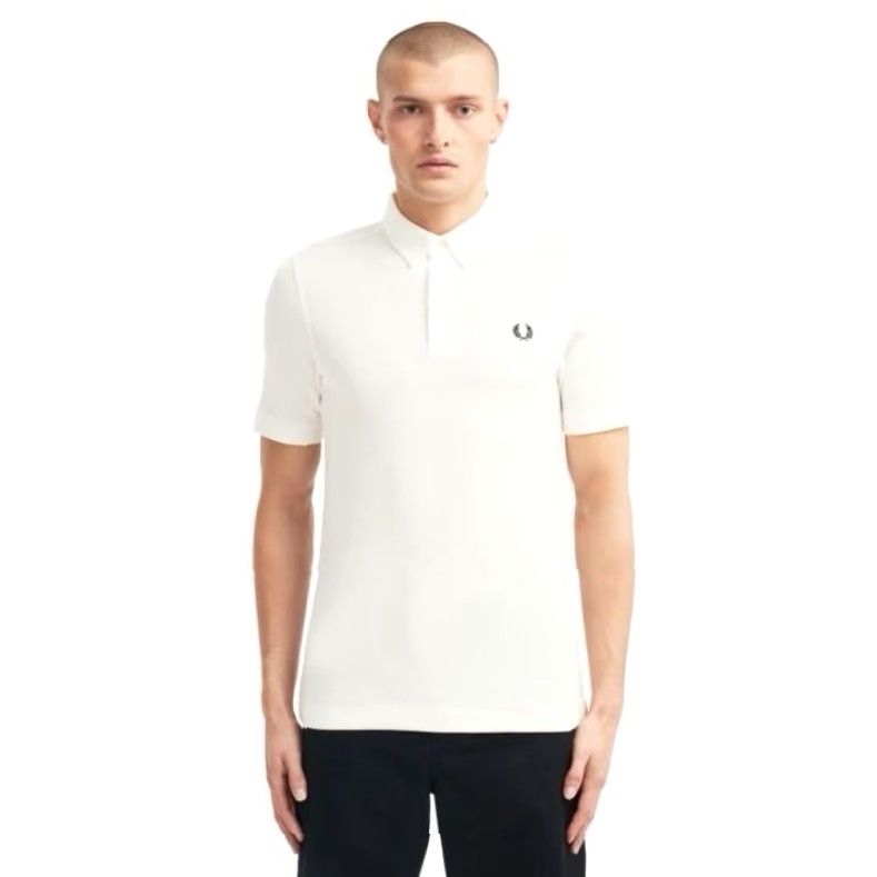Fred Perry VINTAGE Fred Perry Tennis Polo T-Shirt Men L White Retro 90s Y2K Rare Hype Retro Polo Tee Size US L / EU 52-54 / 3 - 2 Thumbnail