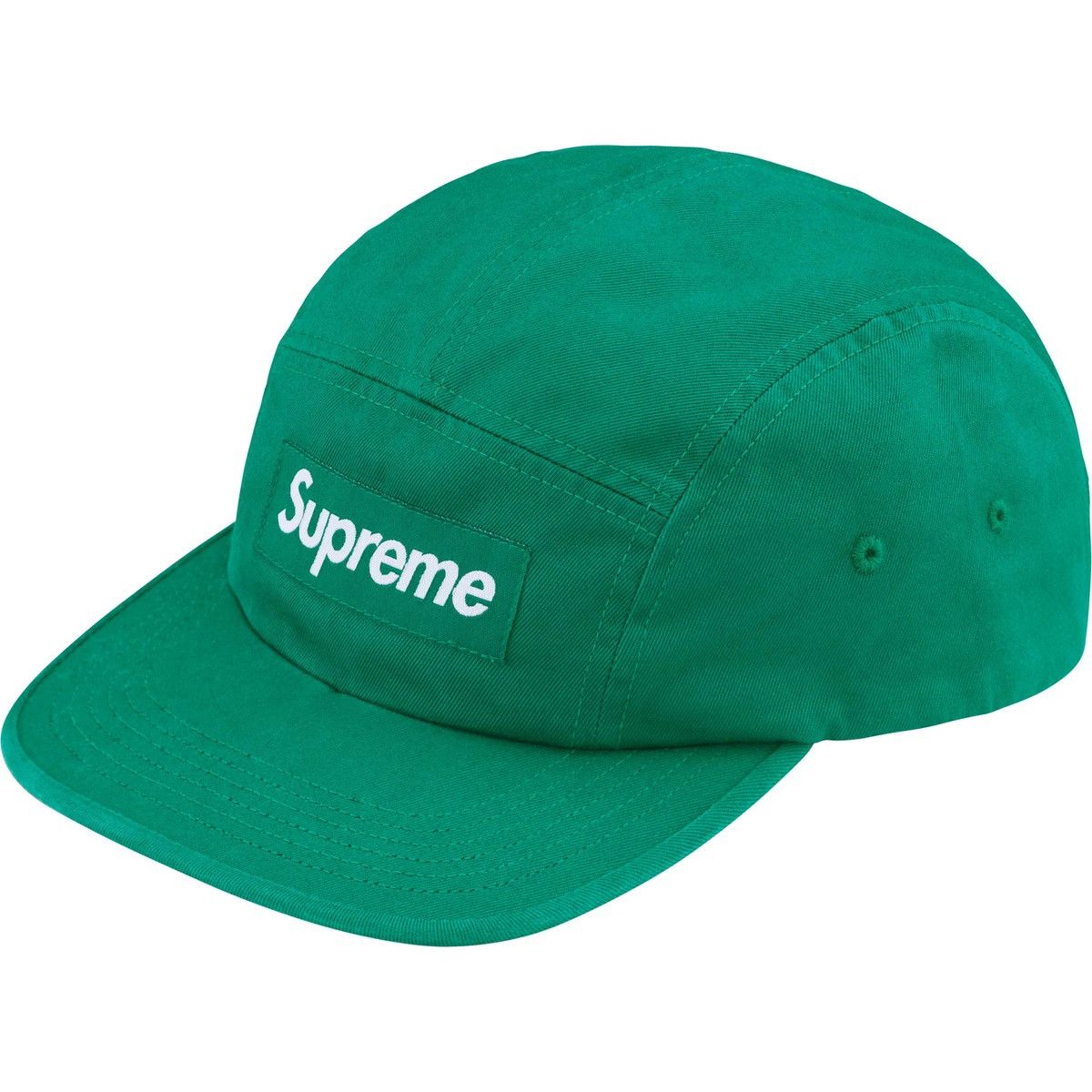 Hypebeast Supreme Washed Chino Twill Camp Cap Green FW24 Deadstock Size ONE SIZE - 1 Thumbnail