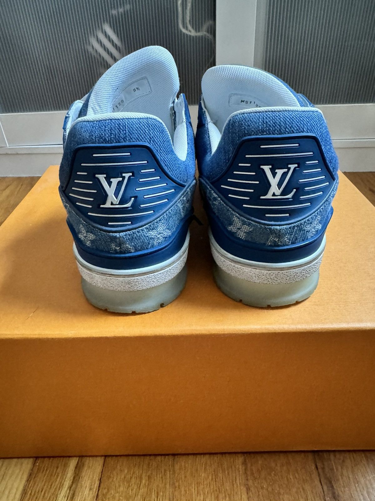 Louis Vuitton Louis Vuitton monogram denim trainers Size US 6.5 / EU 39-40 - 6 Thumbnail