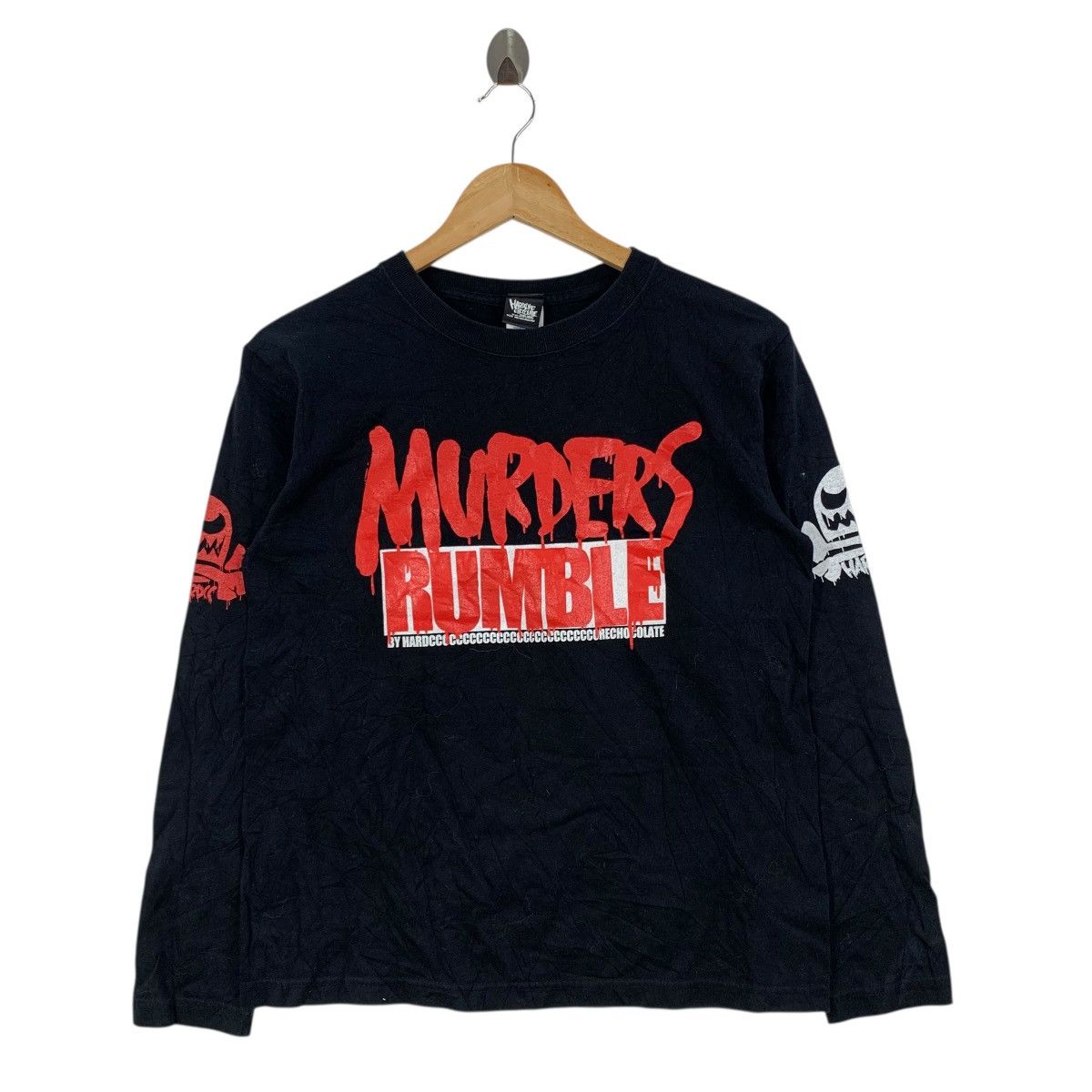 Japanese Brand HARDCORE CHOCOLATE Murders Rumble Most Wanter Murders Tshirt Size US S / EU 44-46 / 1 - 4 Thumbnail