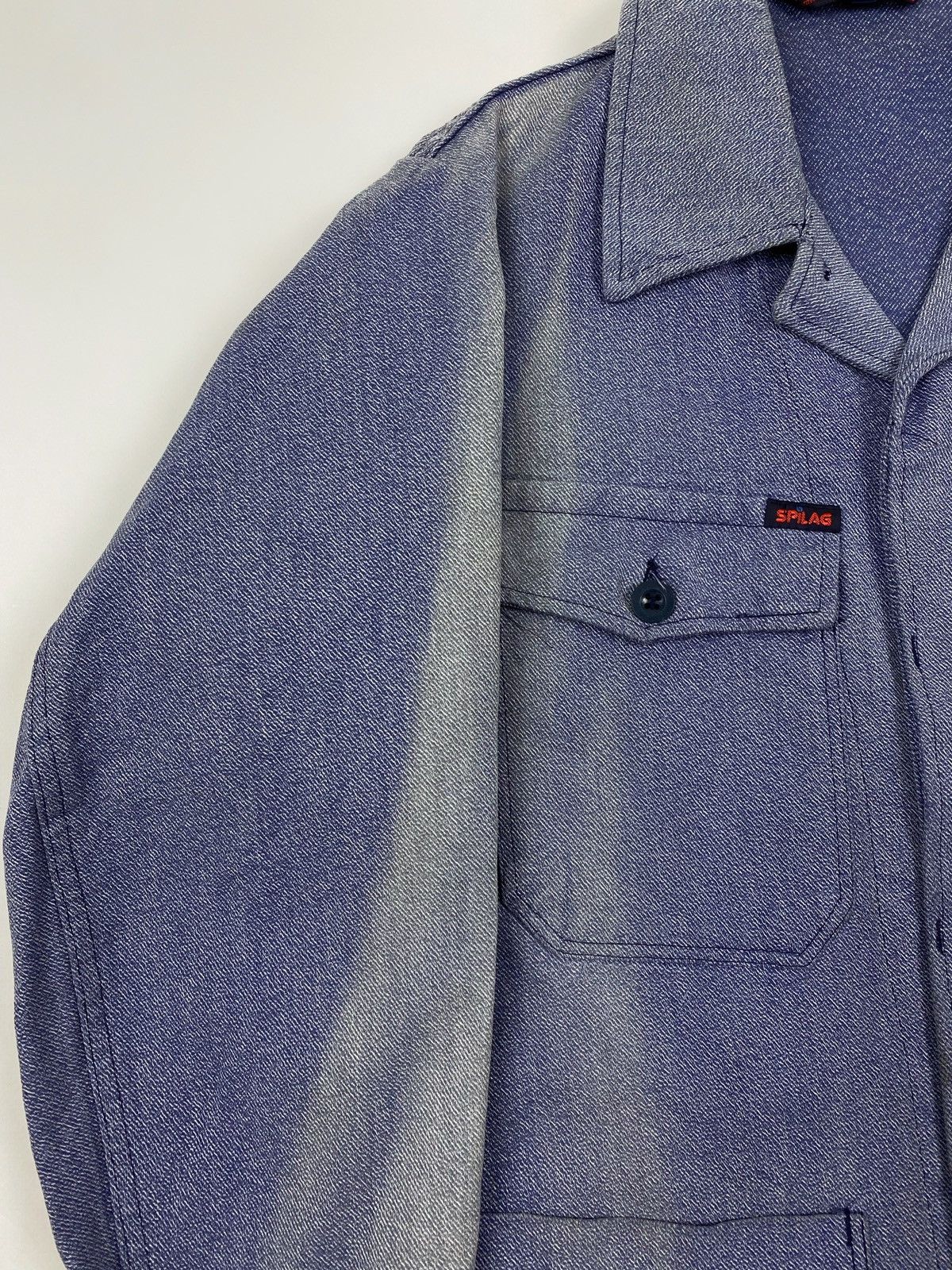 Vintage 1980’s Vintage Sun Faded Spilag Chore Work Jacket Size US M / EU 48-50 / 2 - 3 Thumbnail