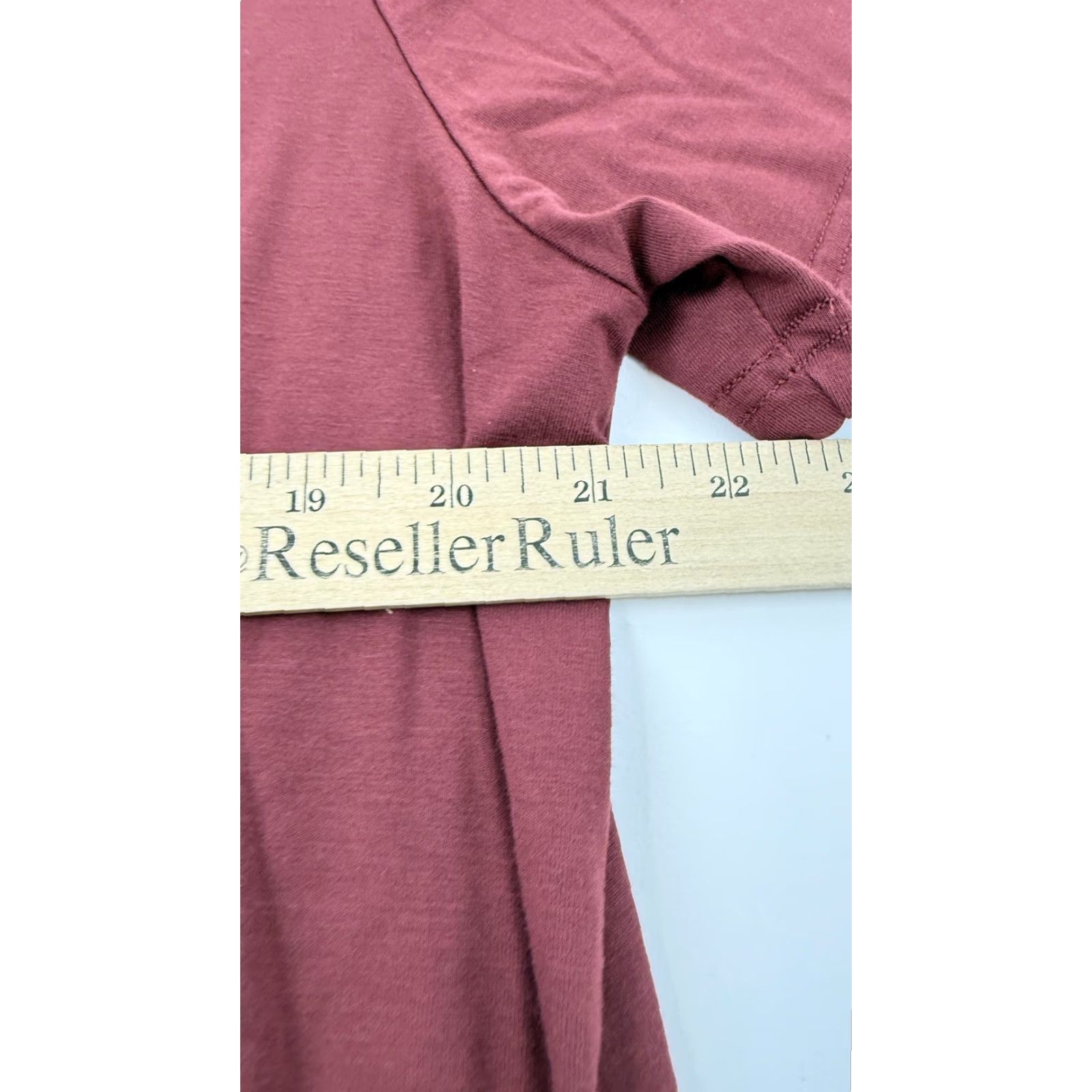 Vintage Bamboo Cool Dress Womens Large Red Shirt Bamboo Viscose Pocket Lounge Sleep Size L / US 10 / IT 46 - 7 Thumbnail