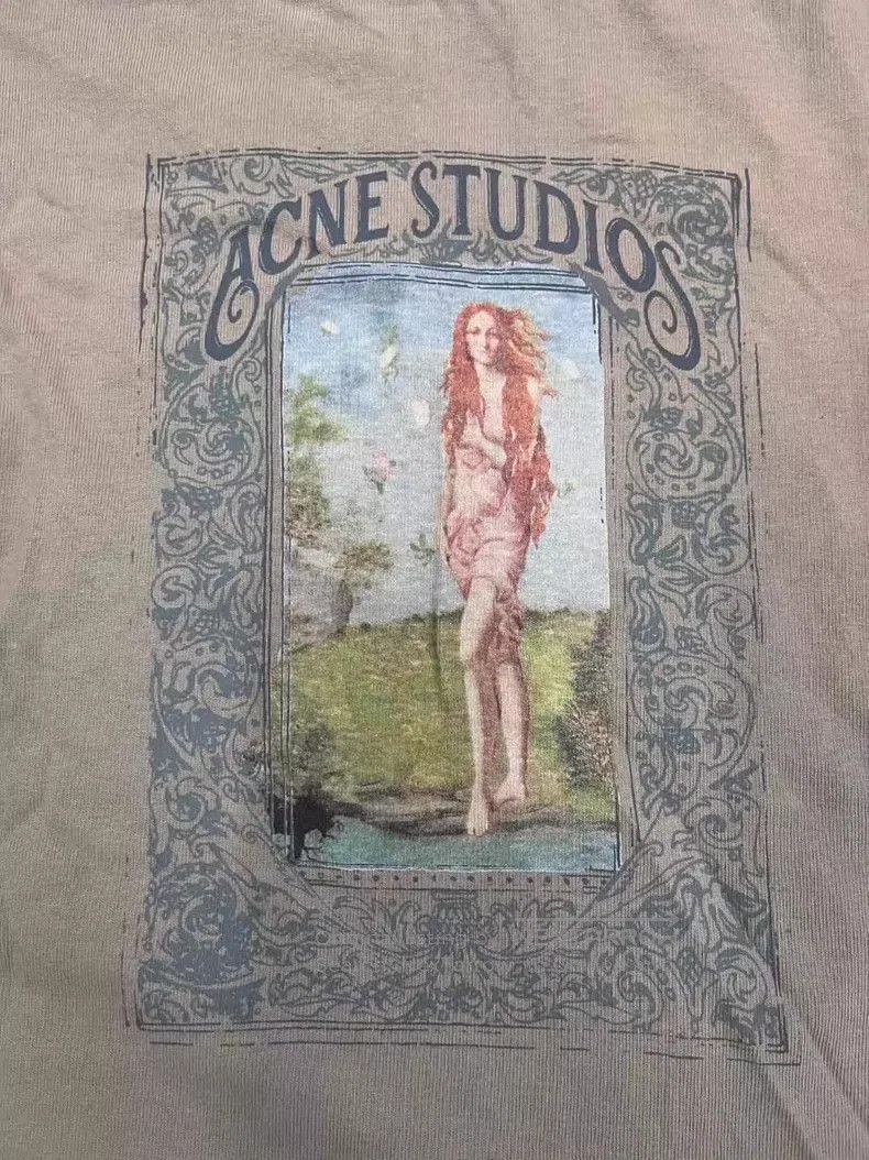 Acne Studios Acne Studios Layered print loose crewneck long-sleeve lett Size US S / EU 44-46 / 1 - 3 Thumbnail