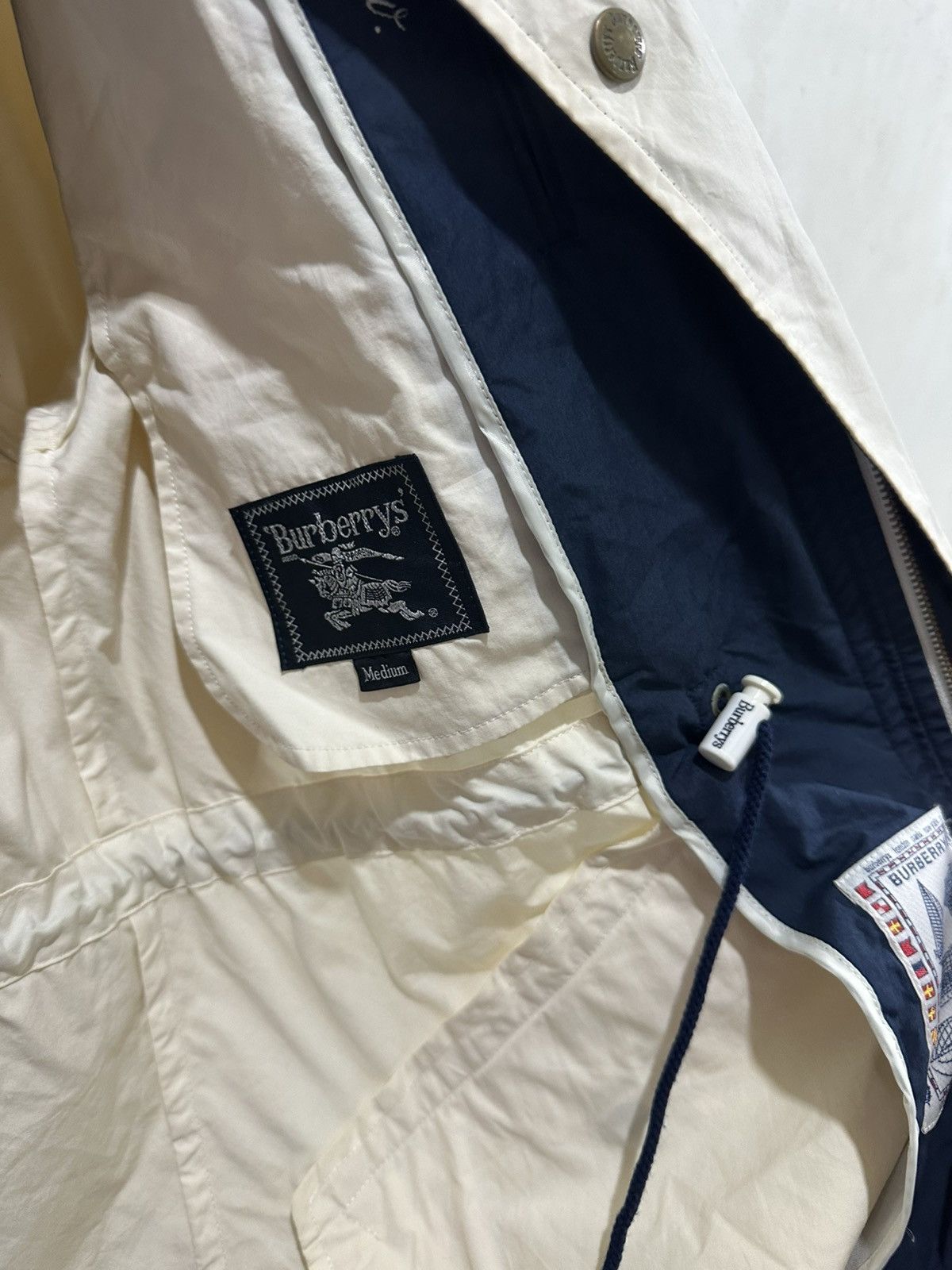Burberry × Burberry Prorsum × Vintage VTG Burberrys Sailing Jacket Size US M / EU 48-50 / 2 - 20 Thumbnail