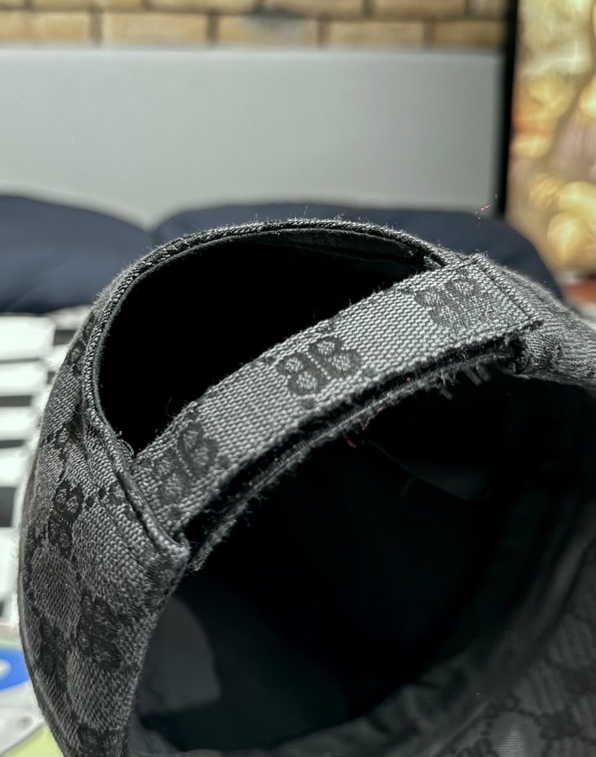 Balenciaga × Gucci FW21 GUCCI HACKER BALENCIAGA CAP HAT ADJUSTABLE OS Size ONE SIZE - 2 Thumbnail