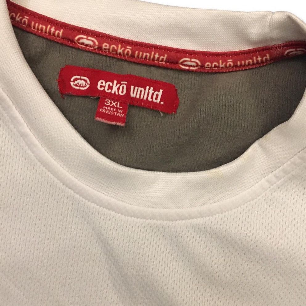 Ecko Unltd. VINTAGE Y2K Ecko Unltd Short Sleeve Shirt 3XL Gray/White Size US XXL / EU 58 / 5 - 5 Thumbnail