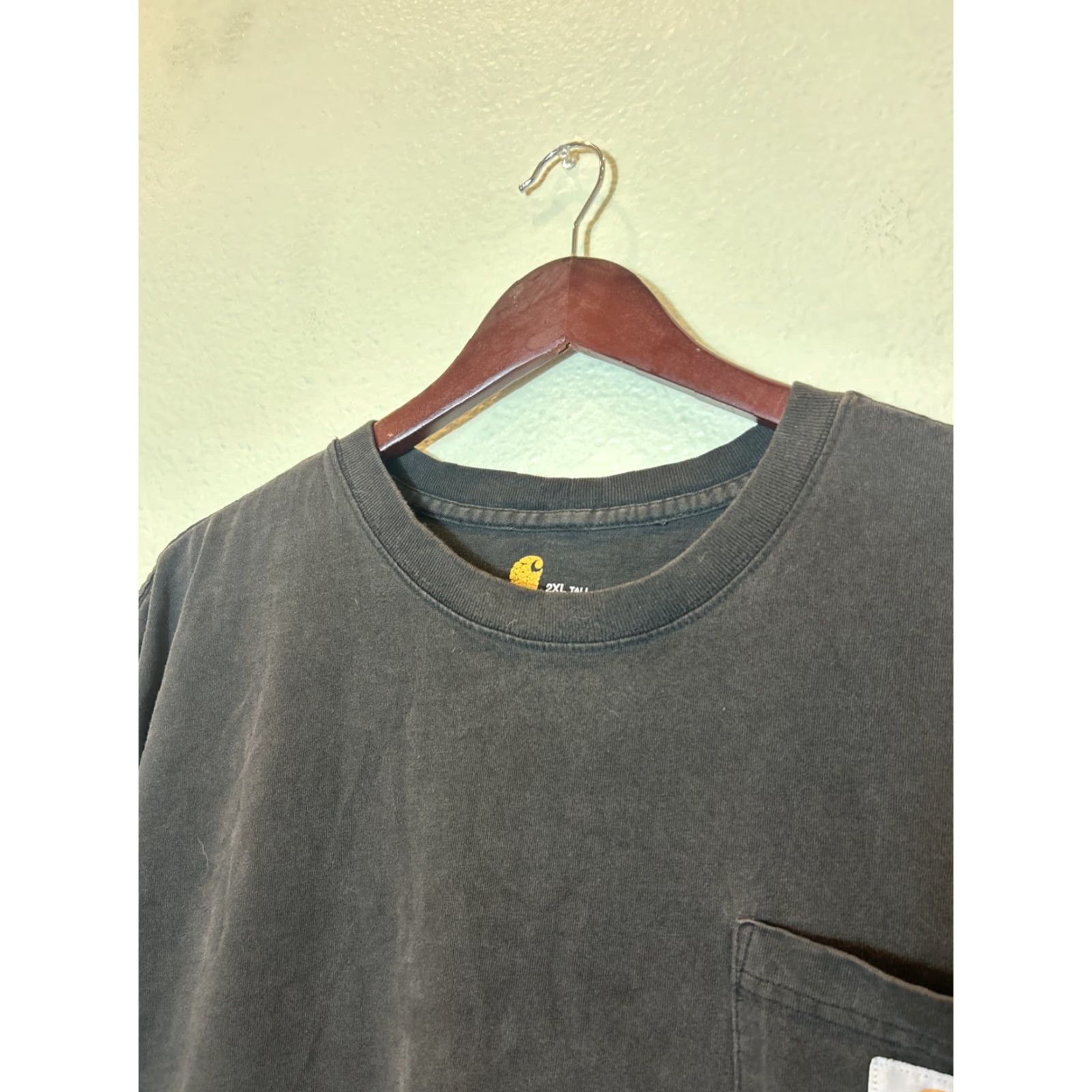 Carhartt Carhartt T-Shirt Mens XXL Tall Black Short Sleeve Original Fit Stained Size US XXL / EU 58 / 5 - 3 Thumbnail