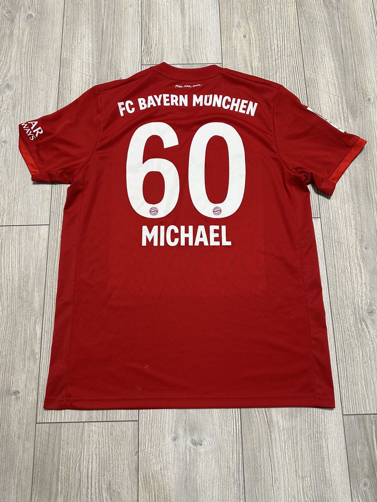 Adidas BAYERN MUNICH ADIDAS 2019/2020 FOOTBALL SOCCER HOME JERSEY Size US L / EU 52-54 / 3 - 9 Thumbnail