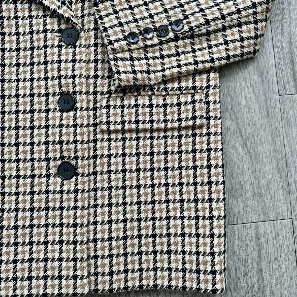 The Kooples The Kooples Patterned Formal Wool Jacket With Fringing Size XS / US 0-2 / IT 36-38 - 14 Thumbnail