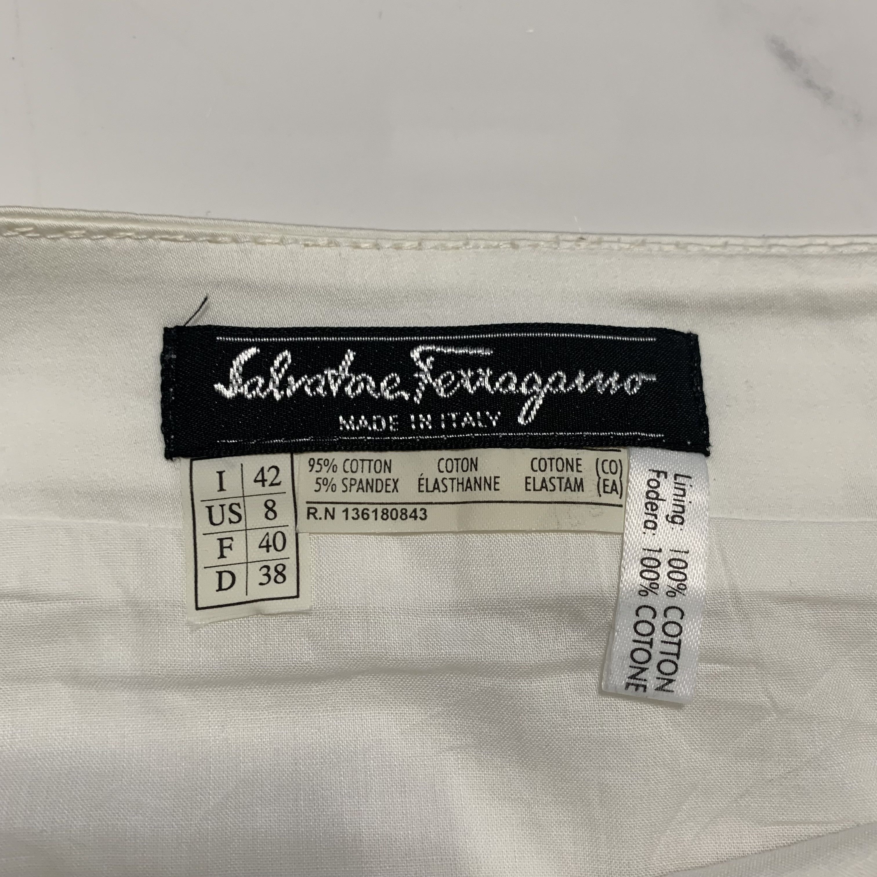 Salvatore Ferragamo Salvatore Ferragamo Skirt Size 29" - 4 Thumbnail