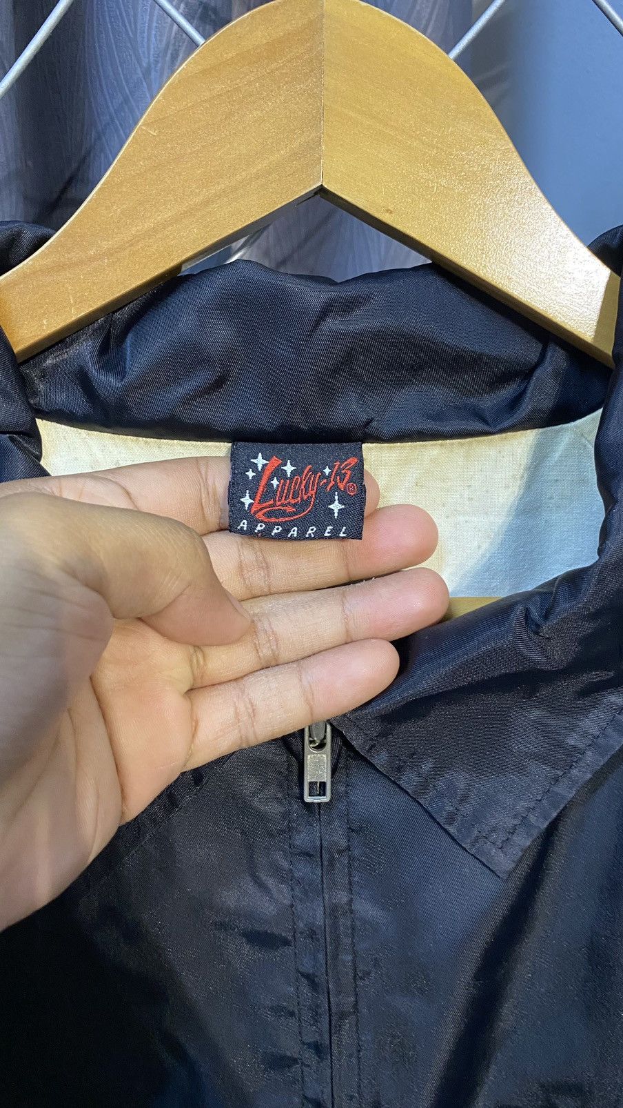 Japanese Brand × Vintage VINTAGE LUCKY 13 FLAME COACH JACKET OUTERWEAR LARGE Size US L / EU 52-54 / 3 - 5 Thumbnail