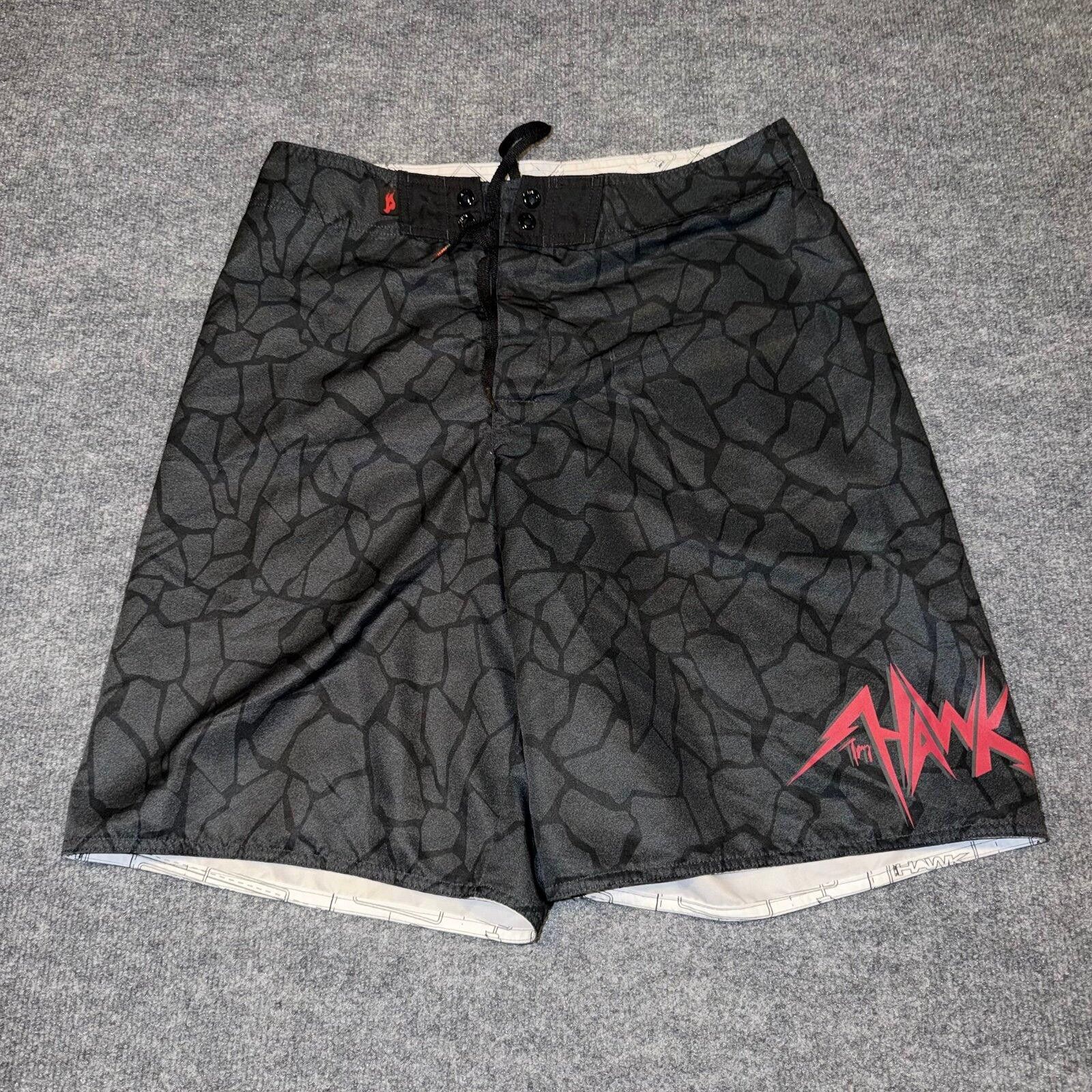 Tony Hawk Grunge Surf Board Shorts Mens LG Vtg y2k 90s Rare